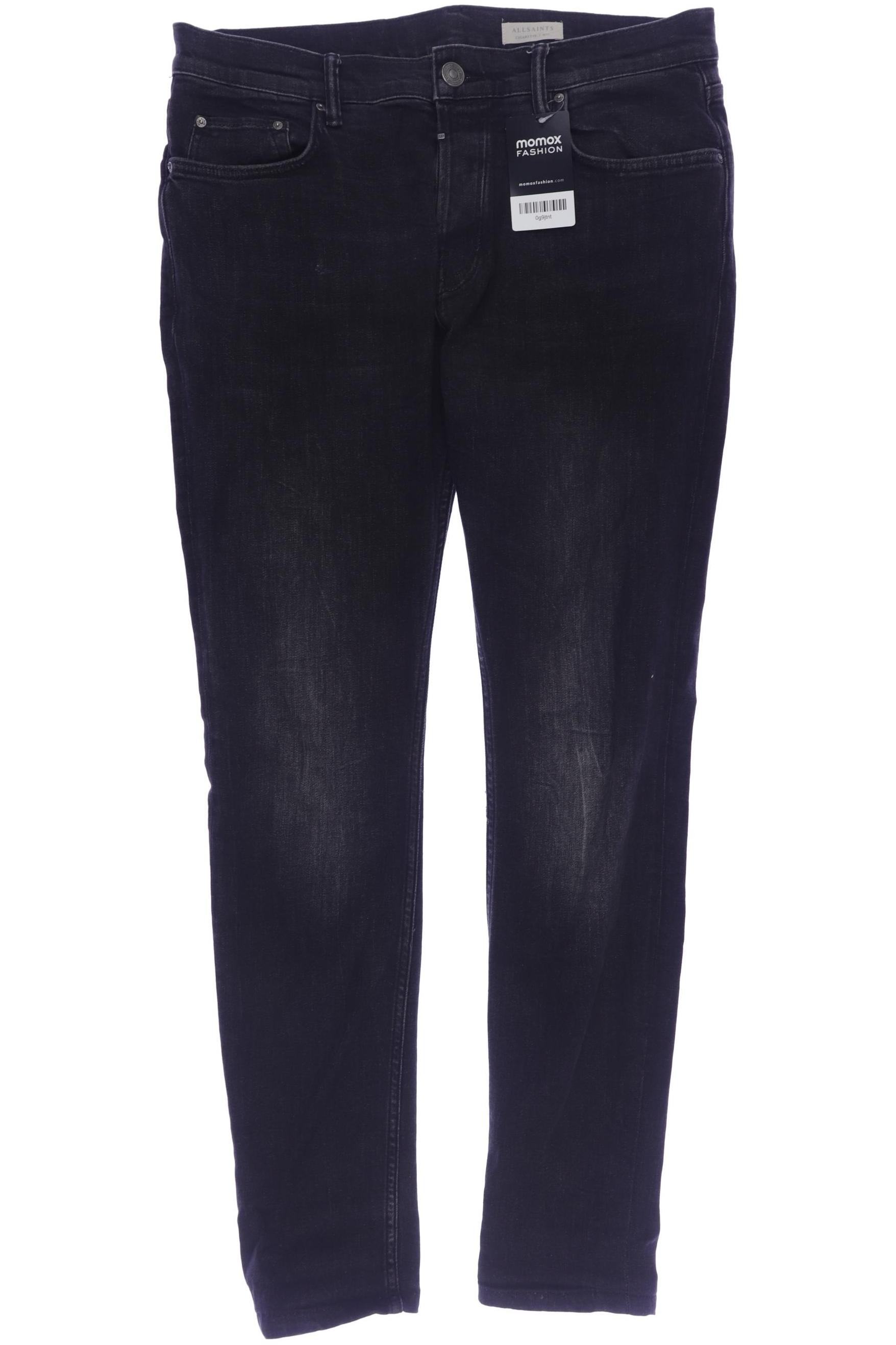 

All Saints Herren Jeans, schwarz, Gr. 33