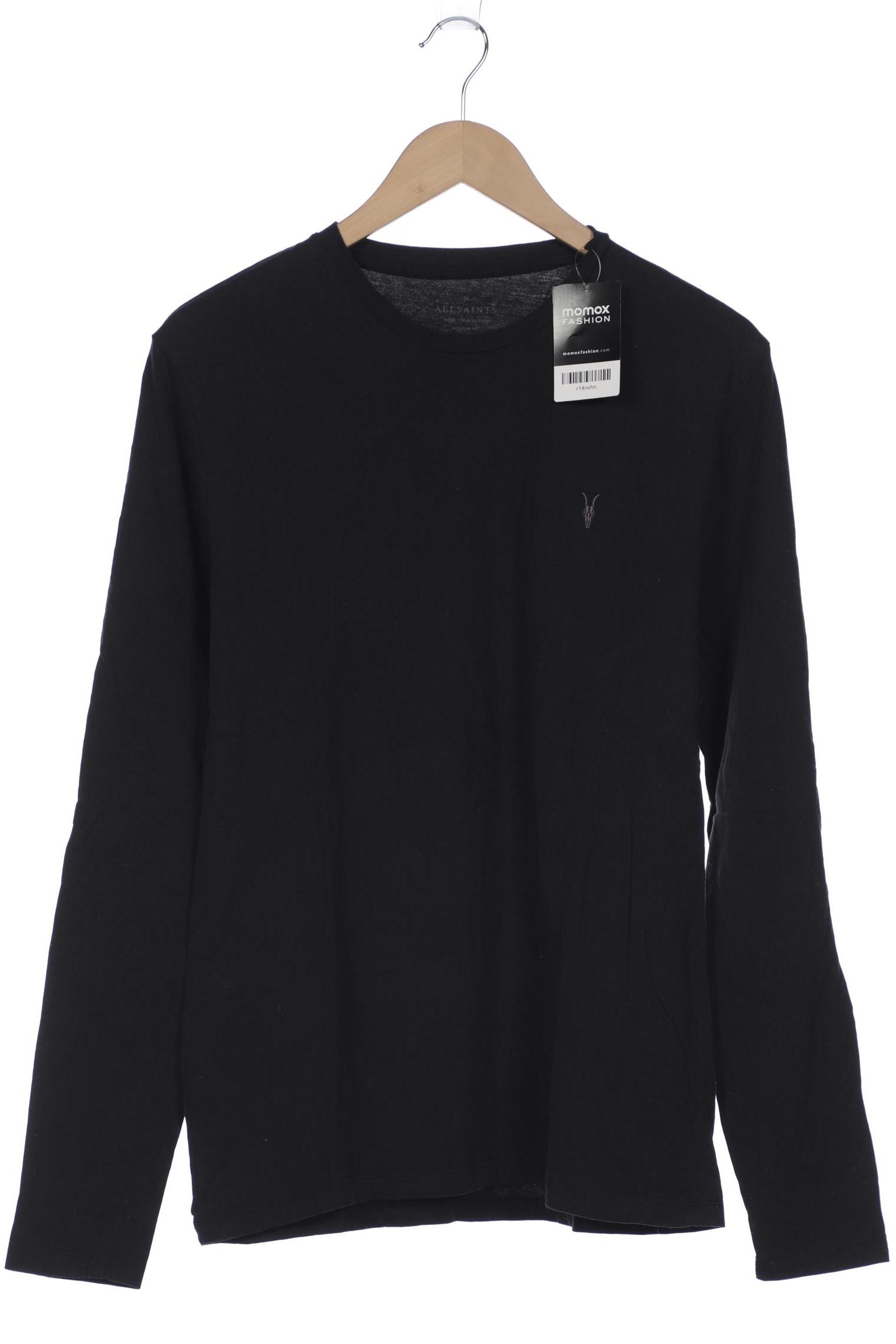 

All Saints Herren Langarmshirt, schwarz, Gr. 52
