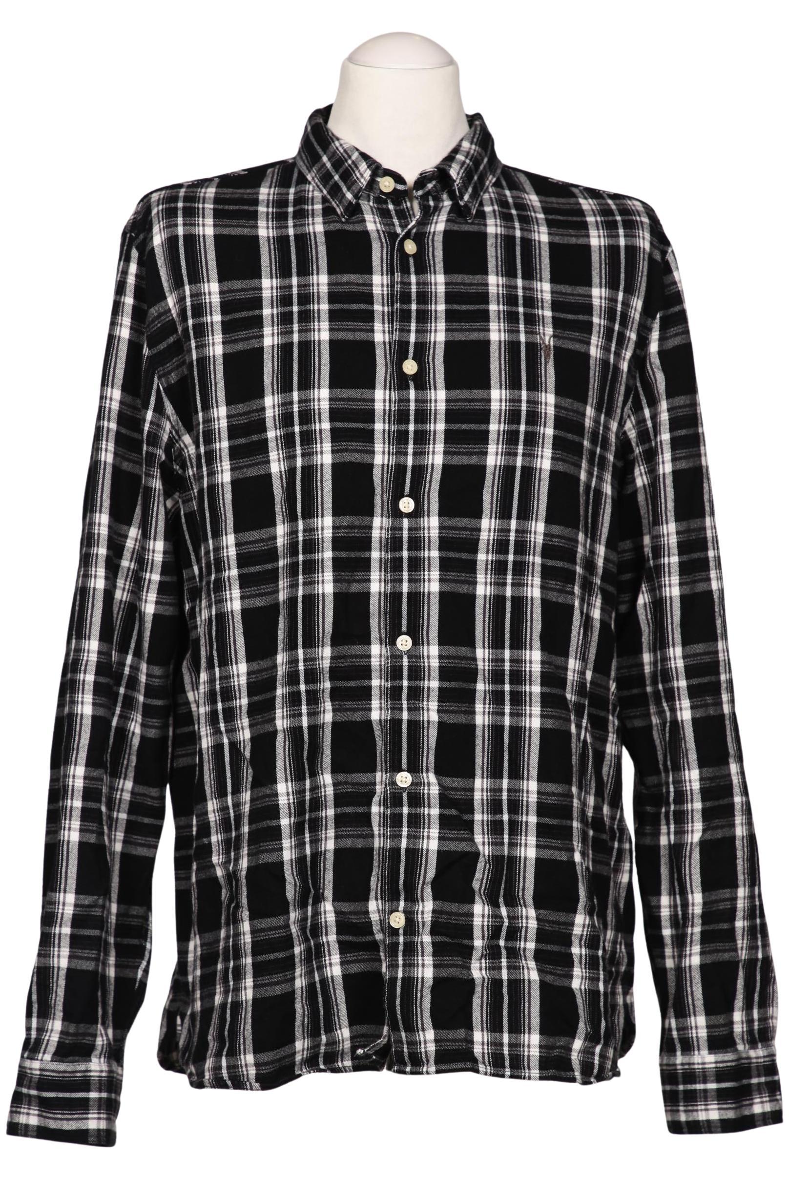 

All Saints Herren Hemd, schwarz, Gr. 52