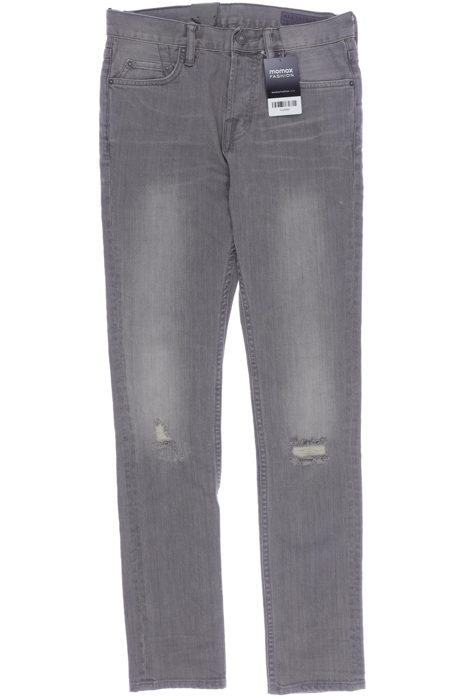 

All Saints Herren Jeans, grau