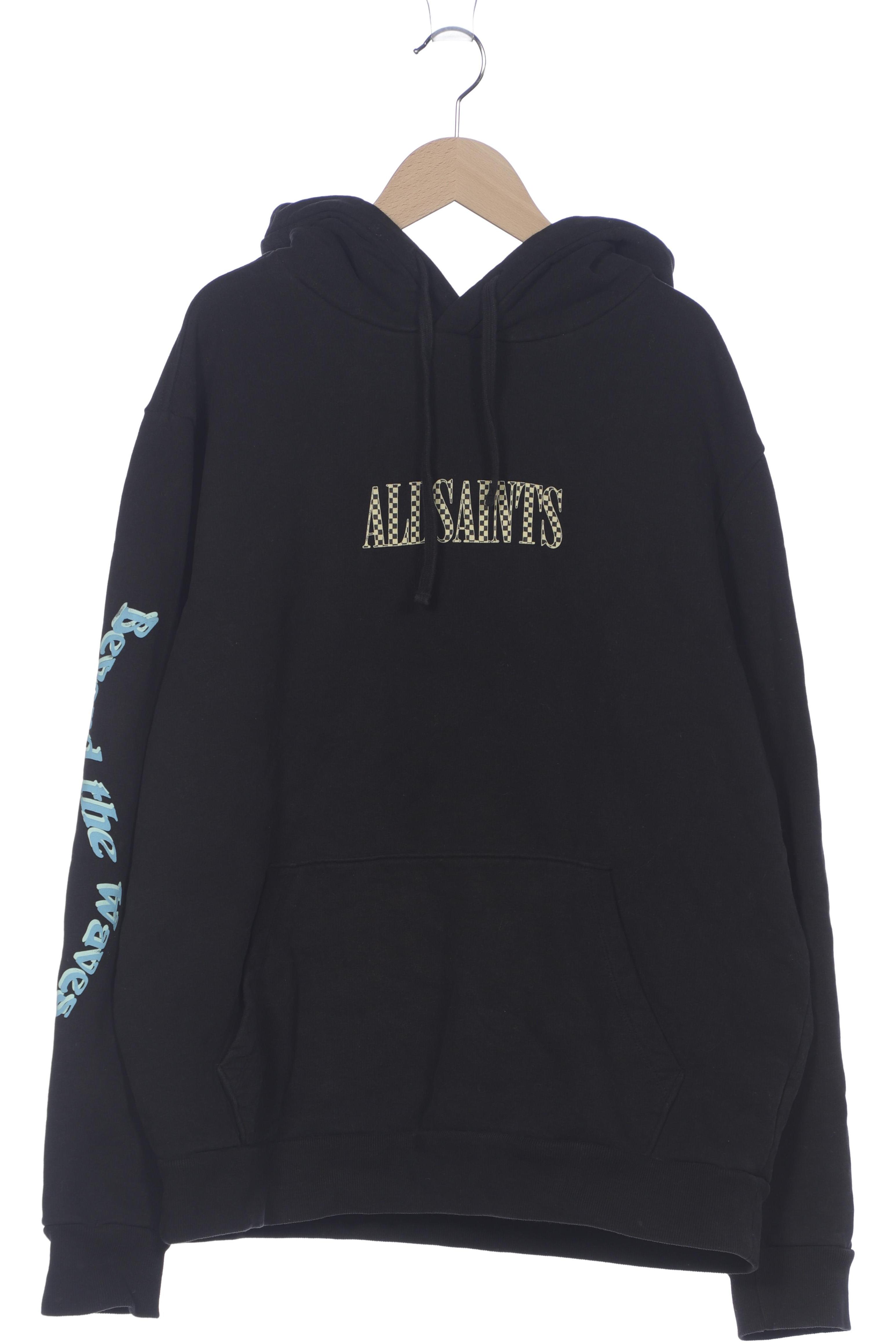 

All Saints Herren Kapuzenpullover, schwarz, Gr. 46