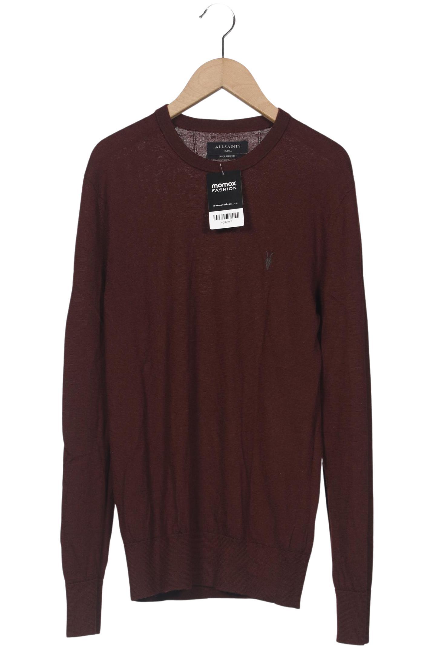 

All Saints Herren Pullover, bordeaux, Gr. 46