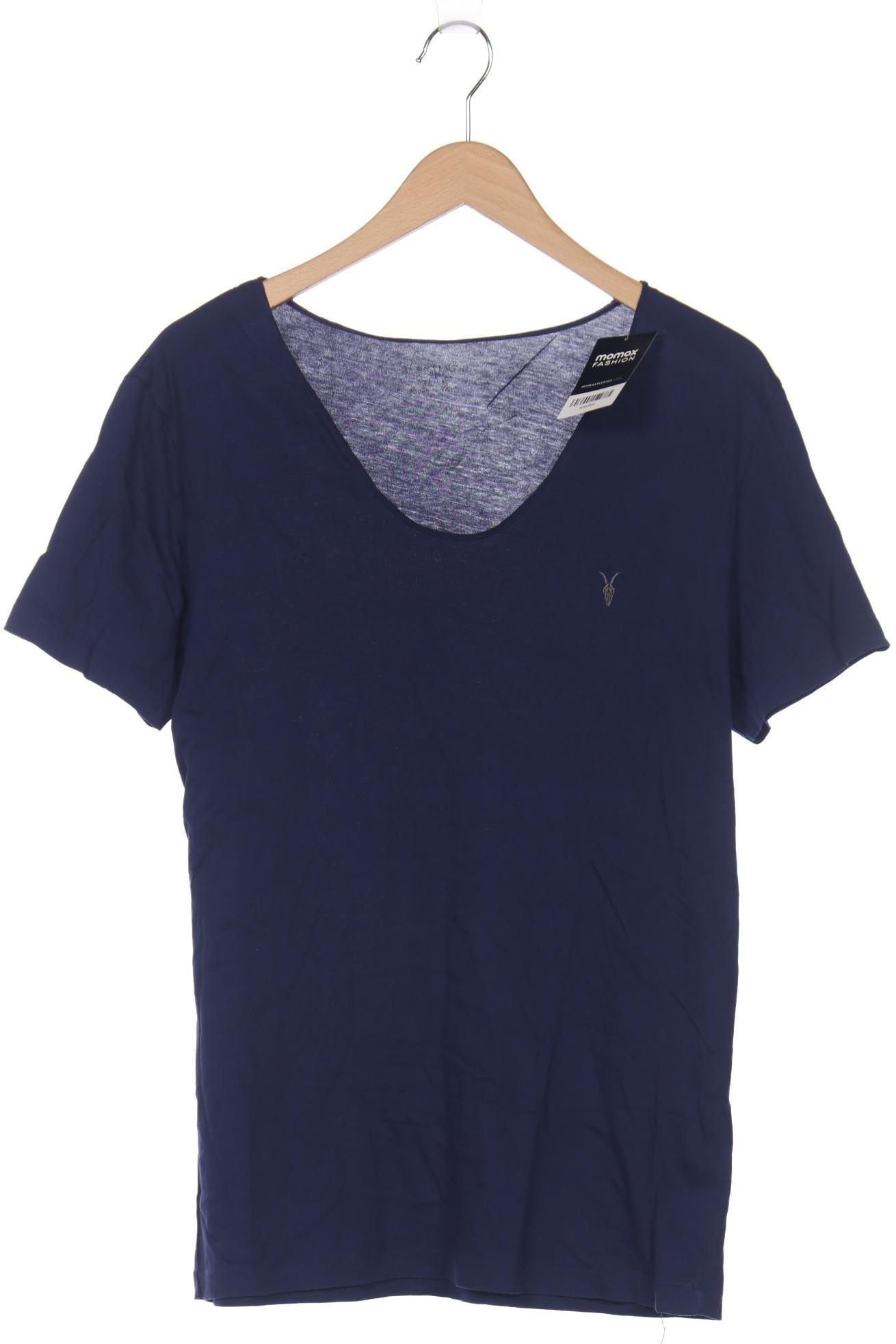 

All Saints Herren T-Shirt, marineblau