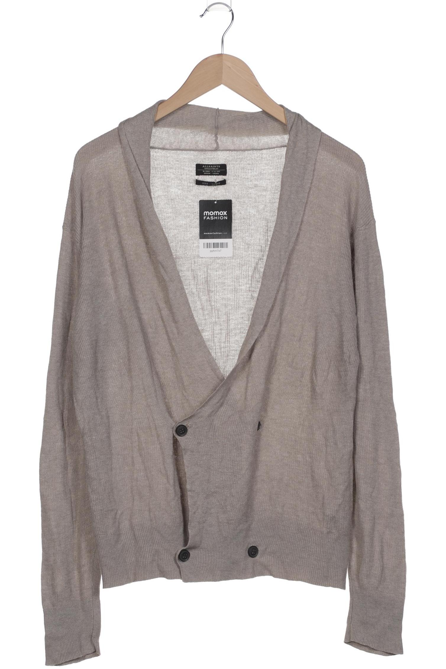 

All Saints Herren Strickjacke, beige, Gr. 52