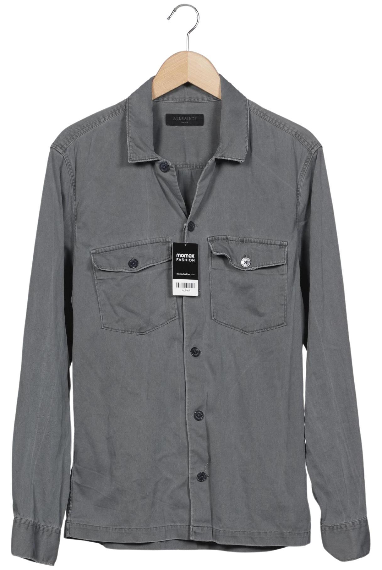 

All Saints Herren Hemd, grau, Gr. 46