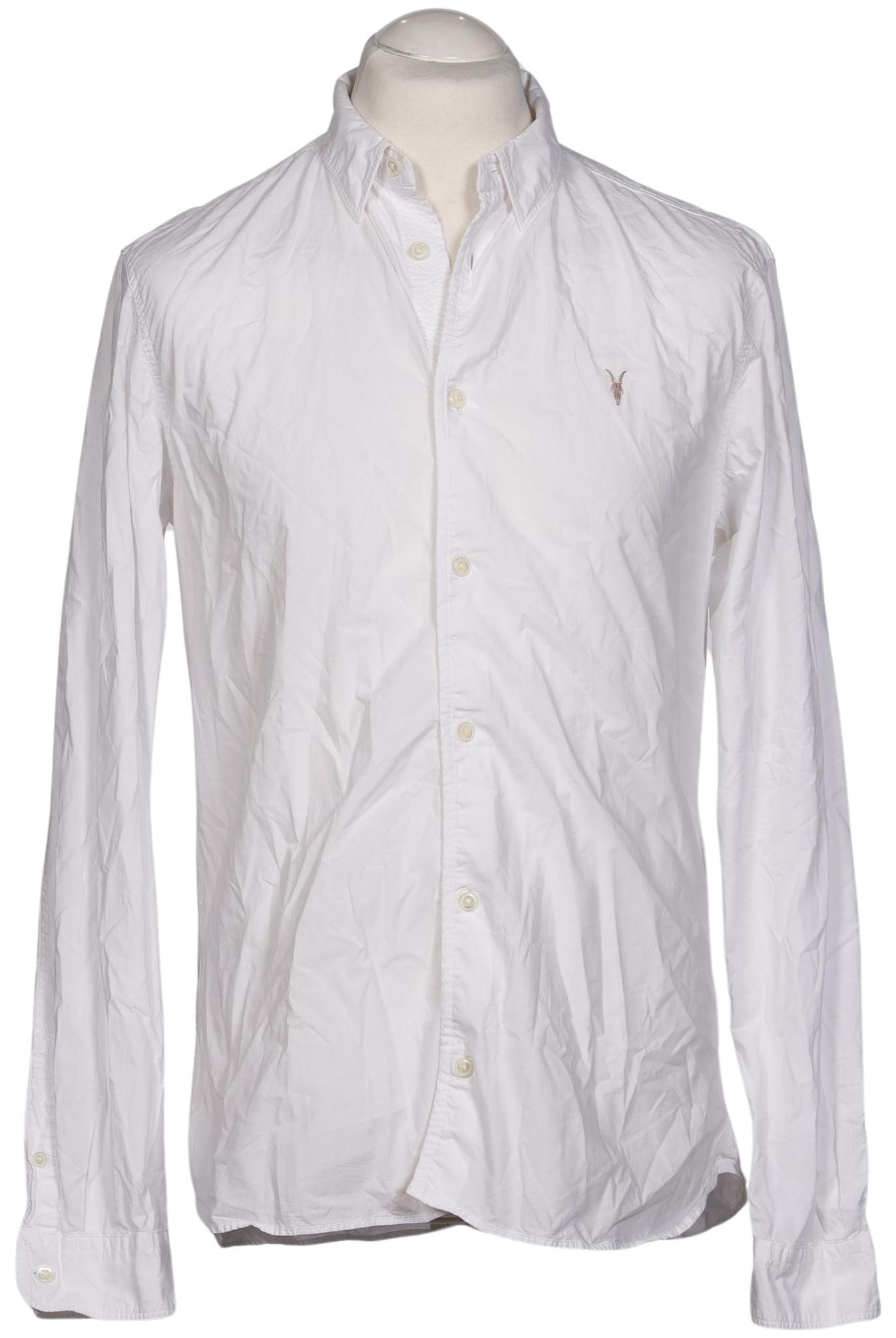 

All Saints Herren Hemd, weiß, Gr. 48