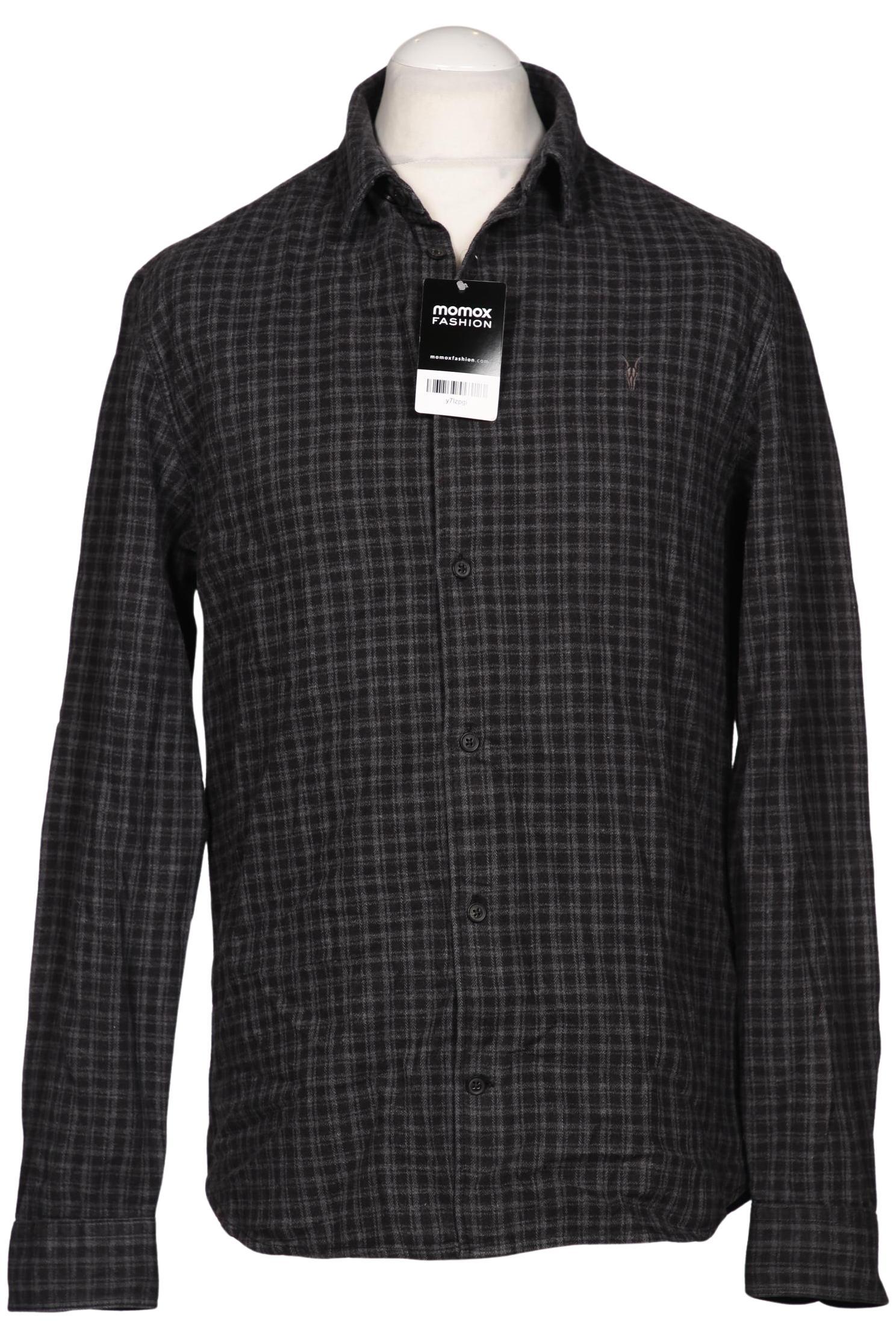 

All Saints Herren Hemd, grau, Gr. 52