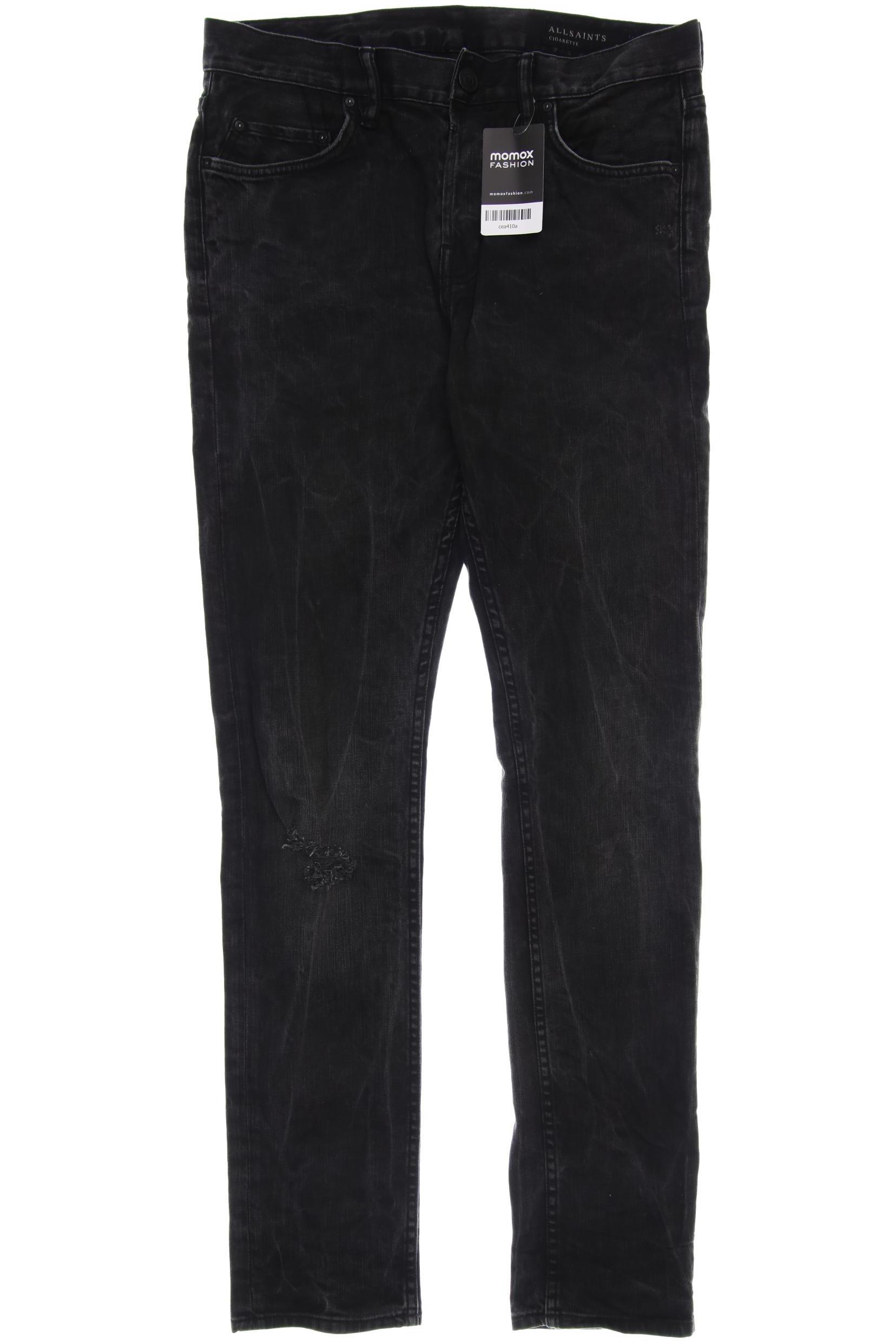 

All Saints Herren Jeans, schwarz, Gr. 46