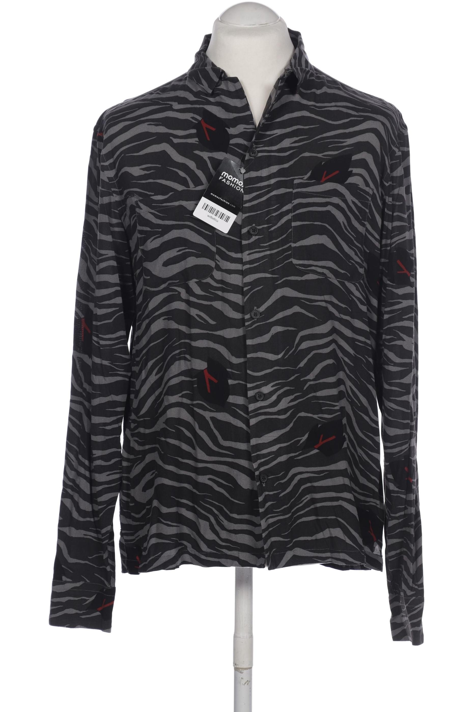 

All Saints Herren Hemd, grau, Gr. 46