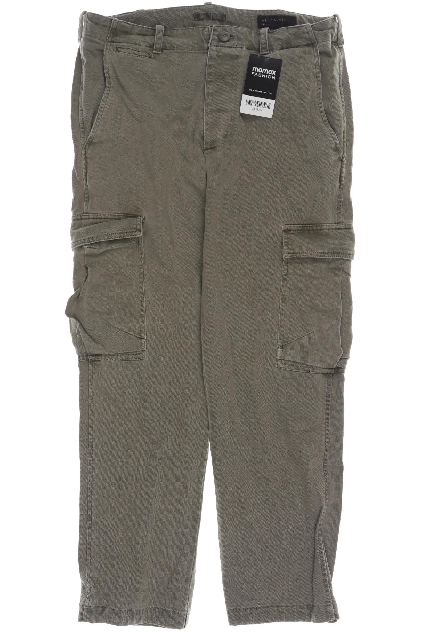 

All Saints Herren Stoffhose, grün