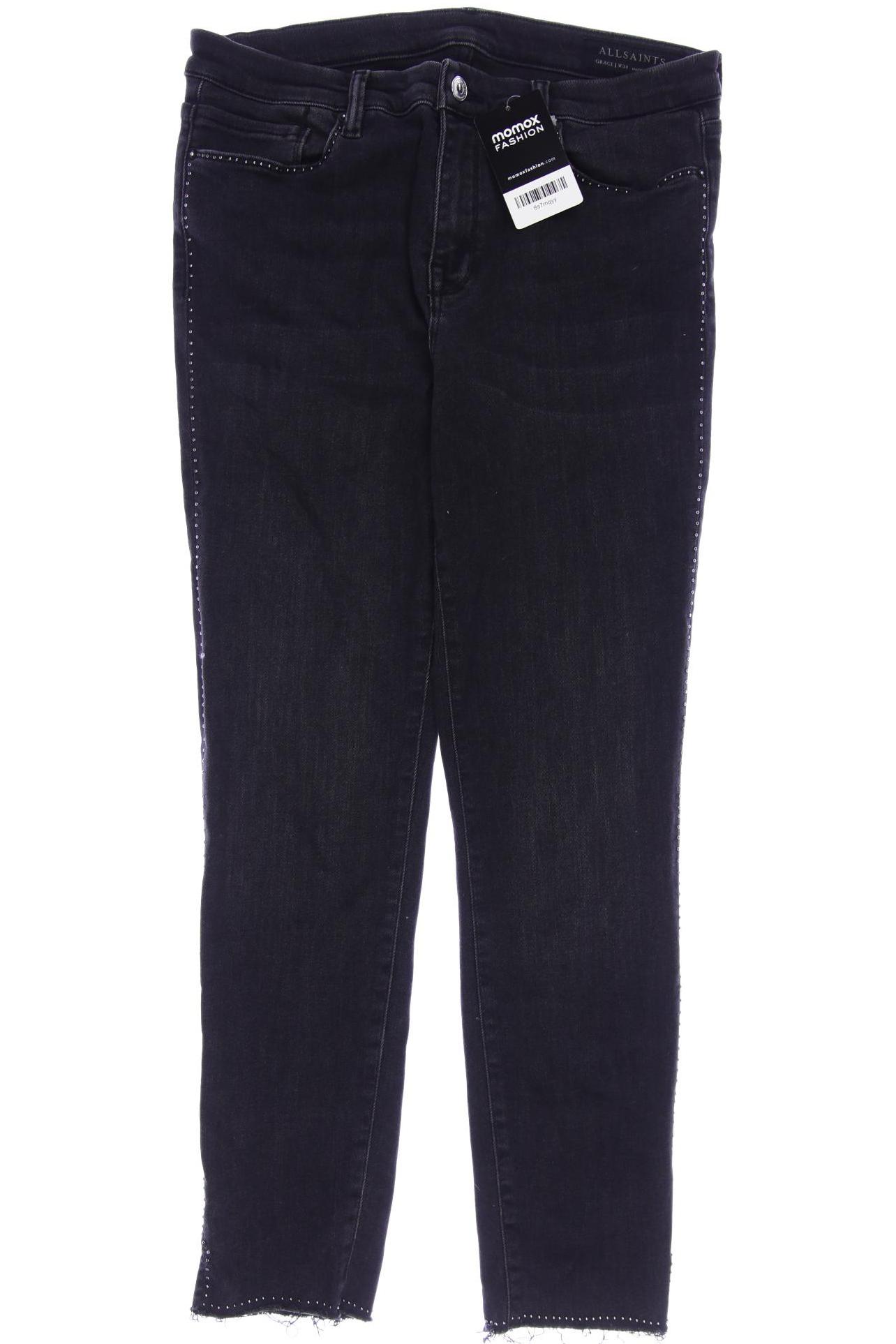 

All Saints Spitalfields Damen Jeans, schwarz