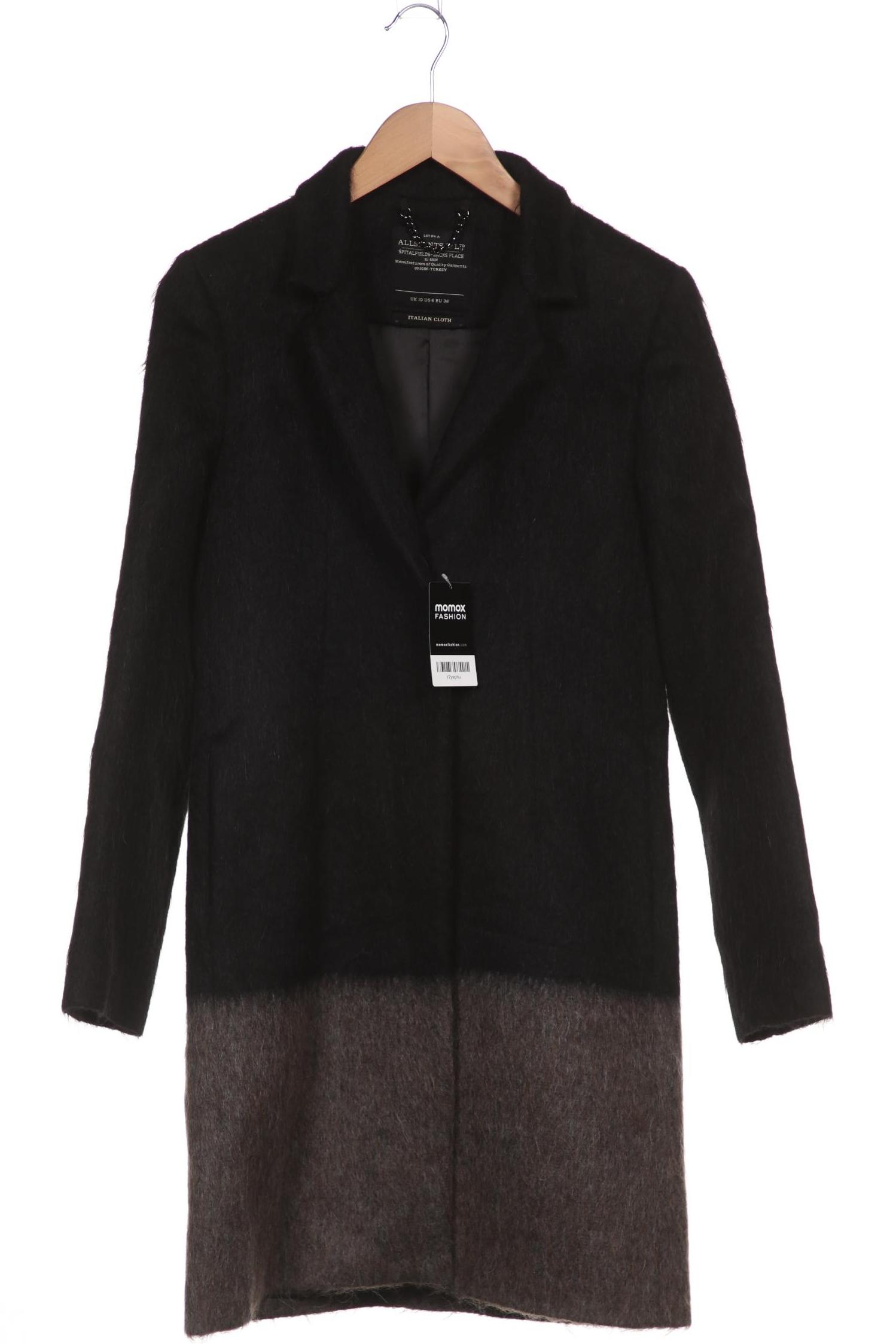 

All Saints Spitalfields Damen Mantel, schwarz, Gr. 38