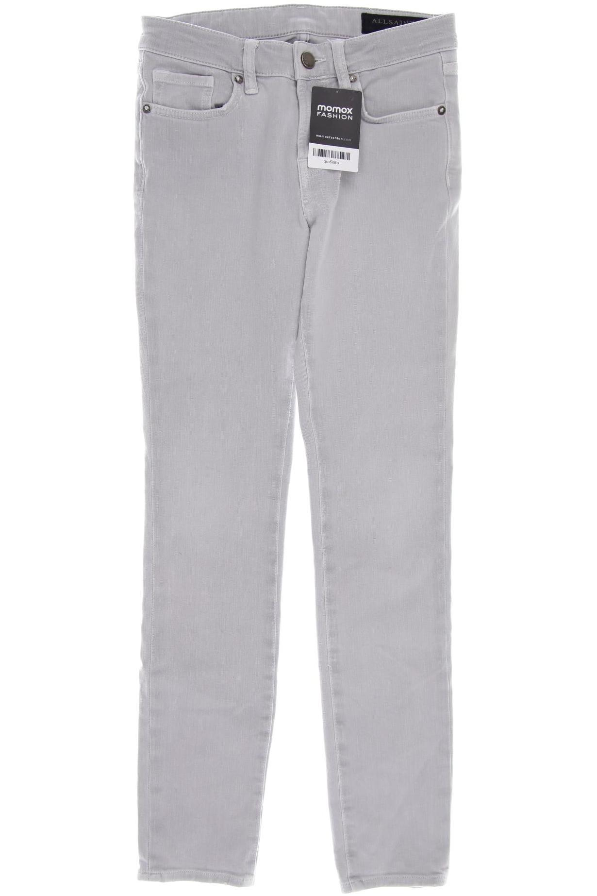 

All Saints Spitalfields Damen Jeans, grau, Gr. 34