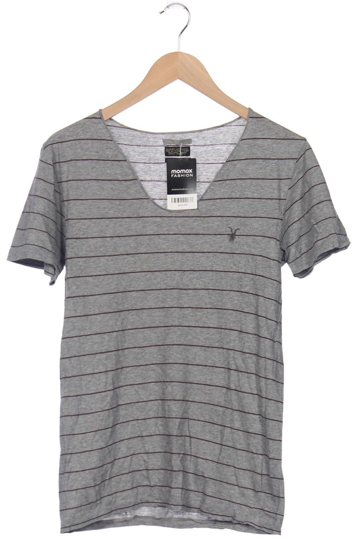 

All Saints Spitalfields Damen T-Shirt, grau, Gr. 34
