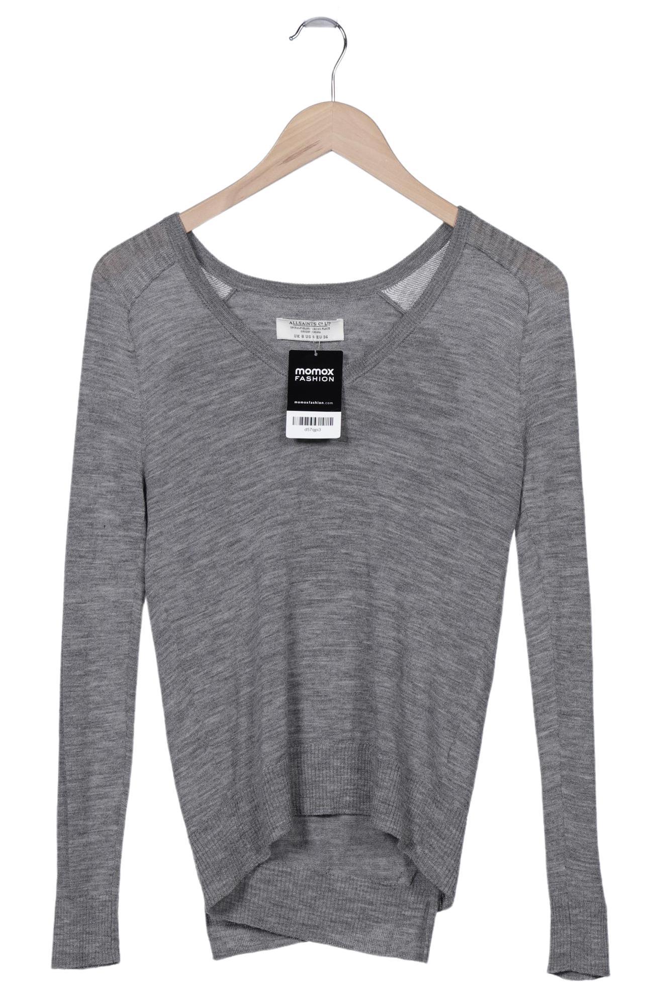 

All Saints Spitalfields Damen Pullover, grau, Gr. 36