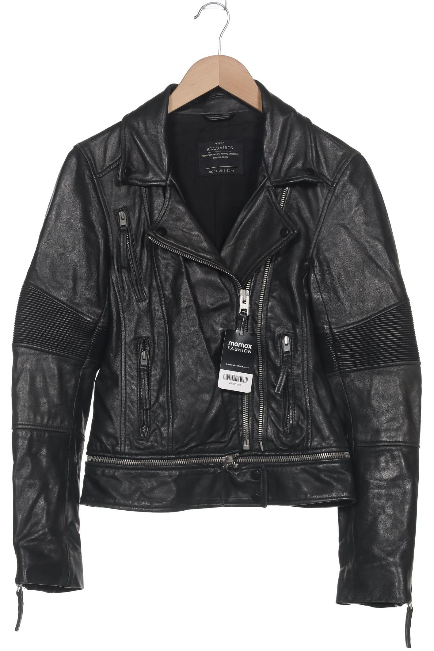 

All Saints Spitalfields Damen Jacke, schwarz, Gr. 40