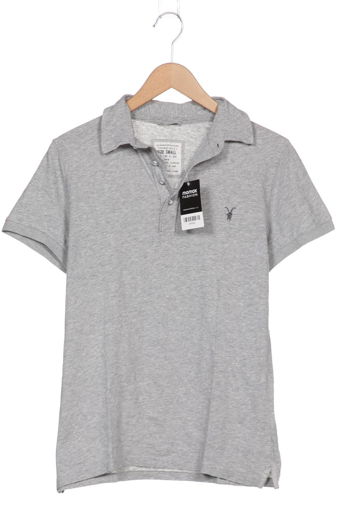 

All Saints Spitalfields Herren Poloshirt, grau, Gr. 46