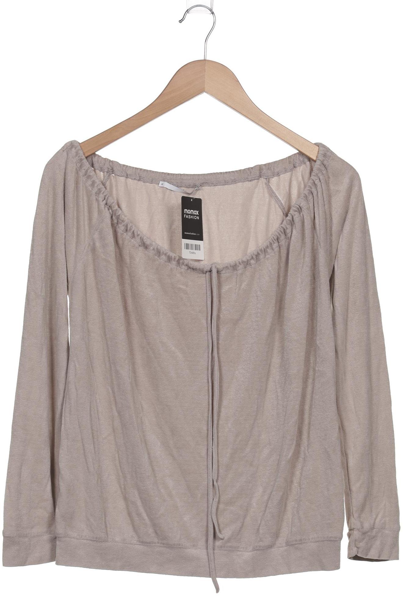

Allude Damen Langarmshirt, grau, Gr. 36