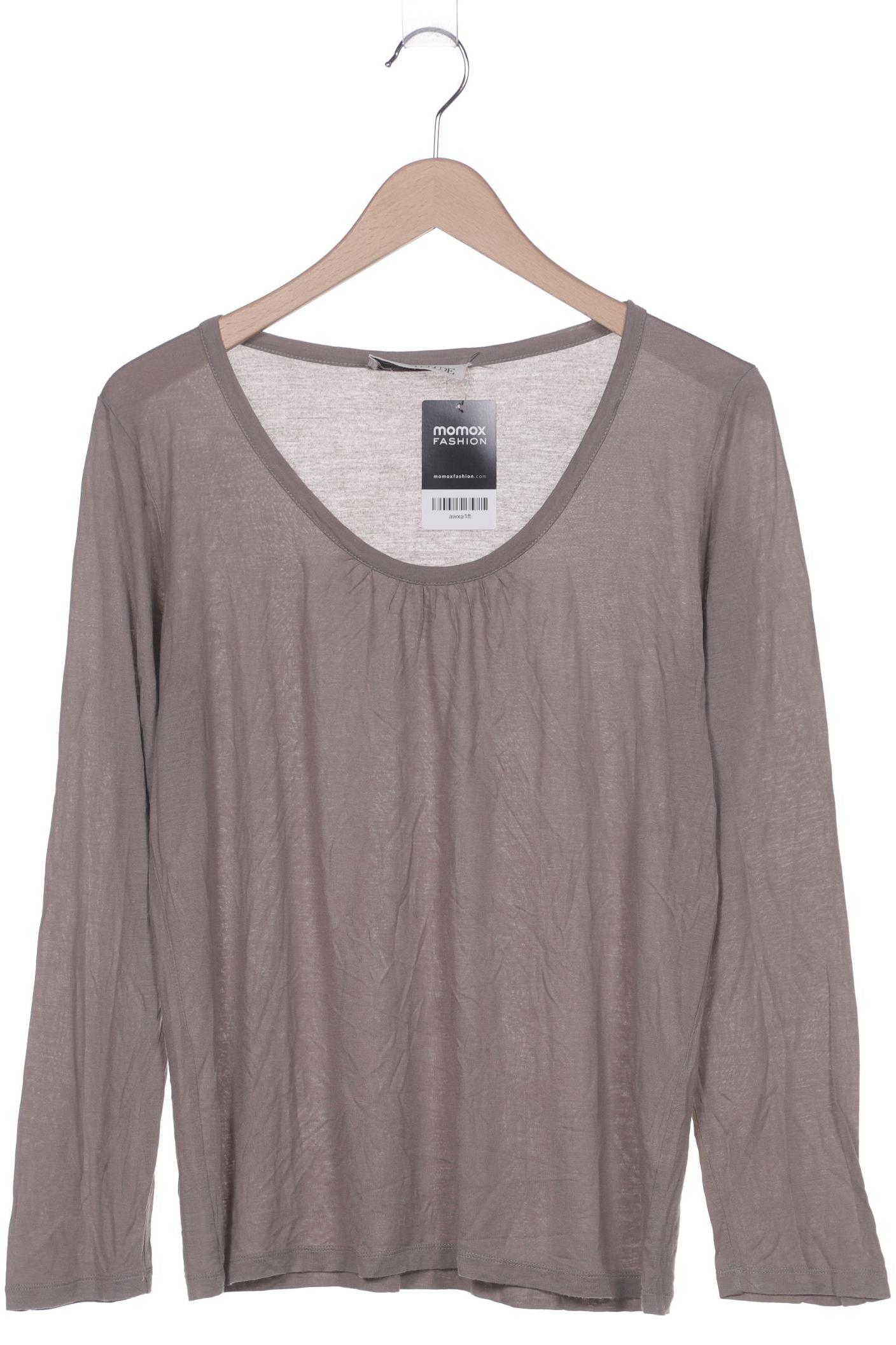 

Allude Damen Langarmshirt, beige, Gr. 46