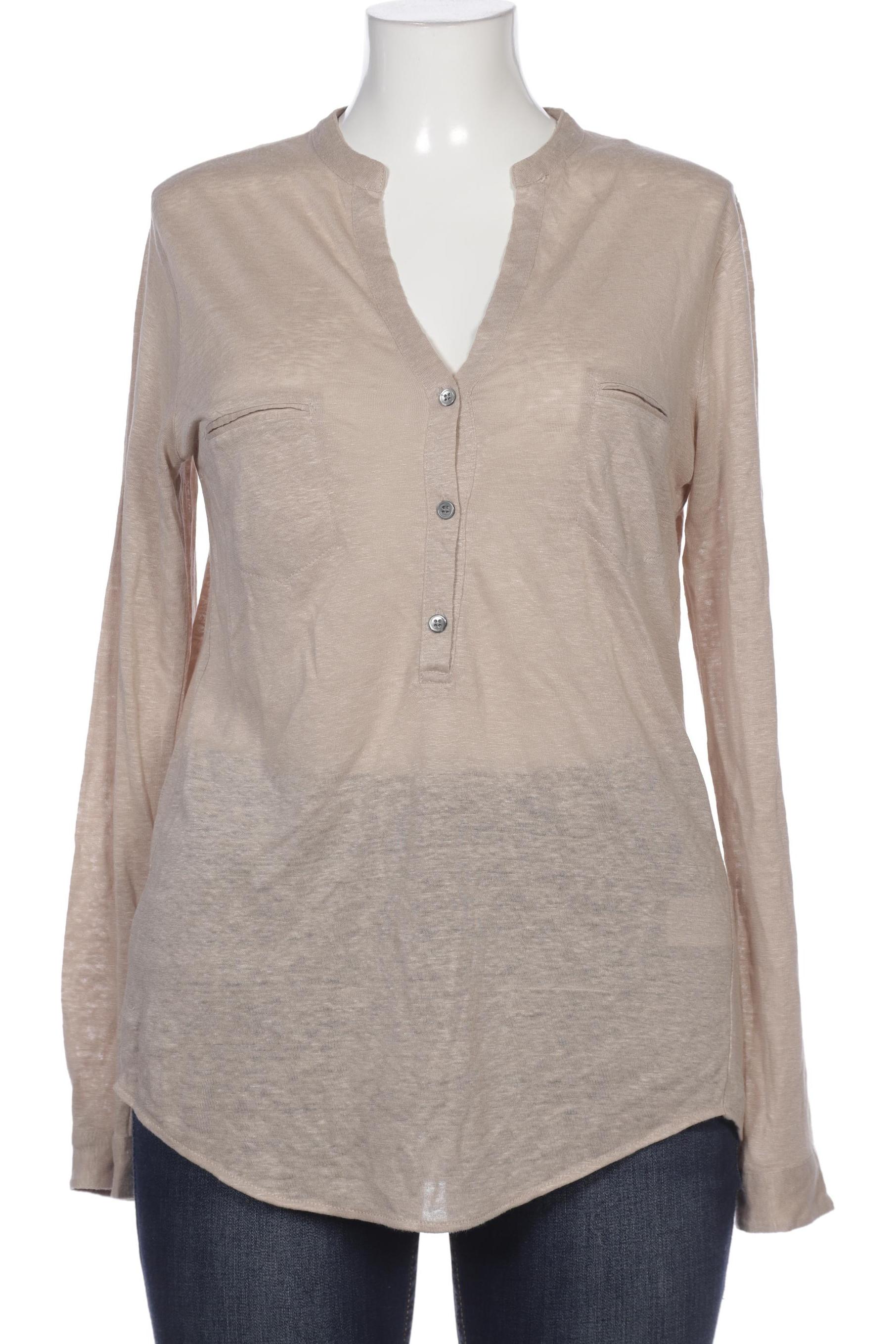 

Allude Damen Langarmshirt, beige, Gr. 44