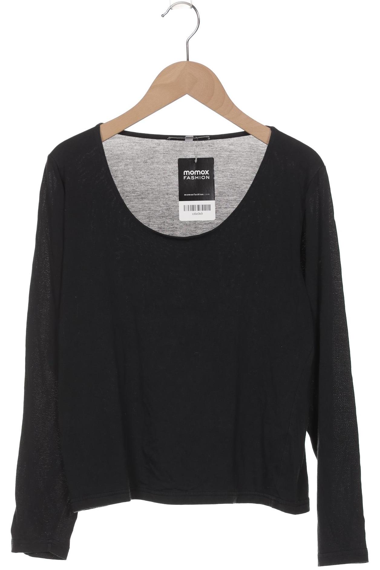 

Allude Damen Langarmshirt, schwarz, Gr. 42