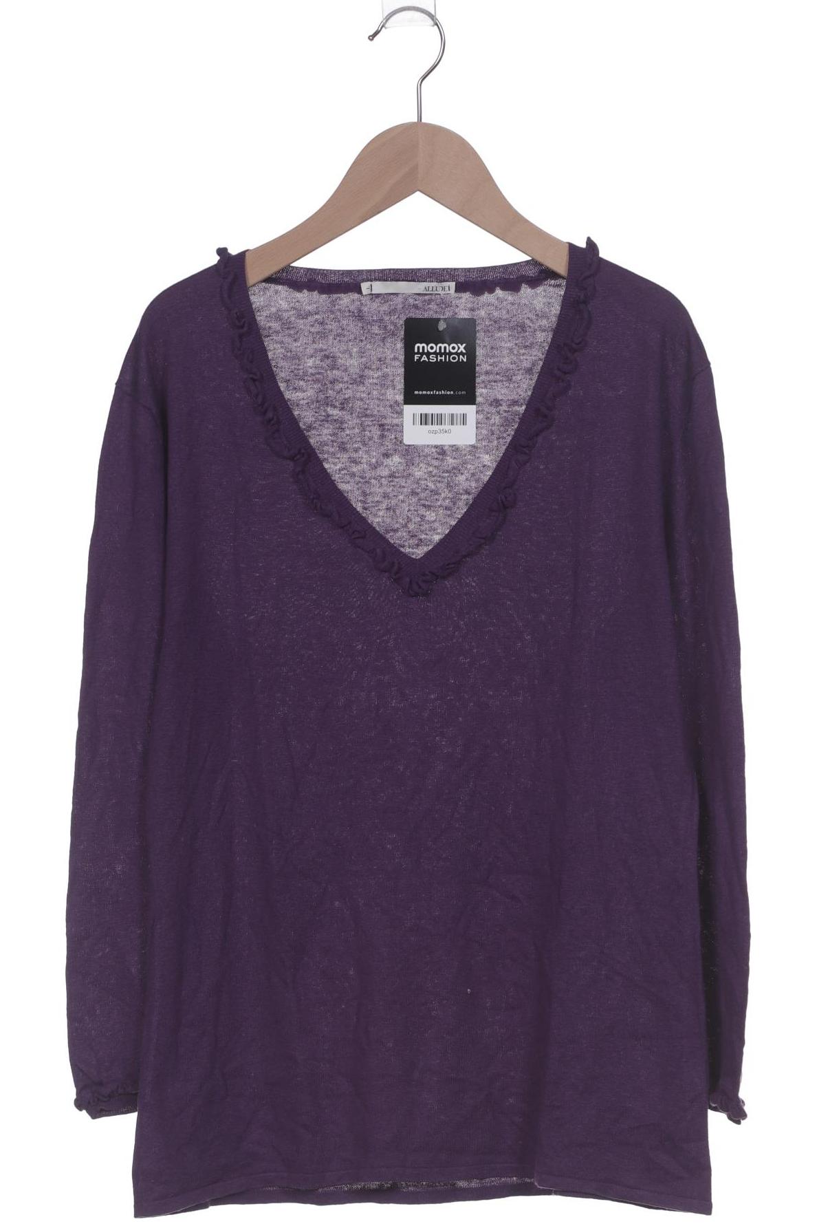 

Allude Damen Langarmshirt, flieder, Gr. 42