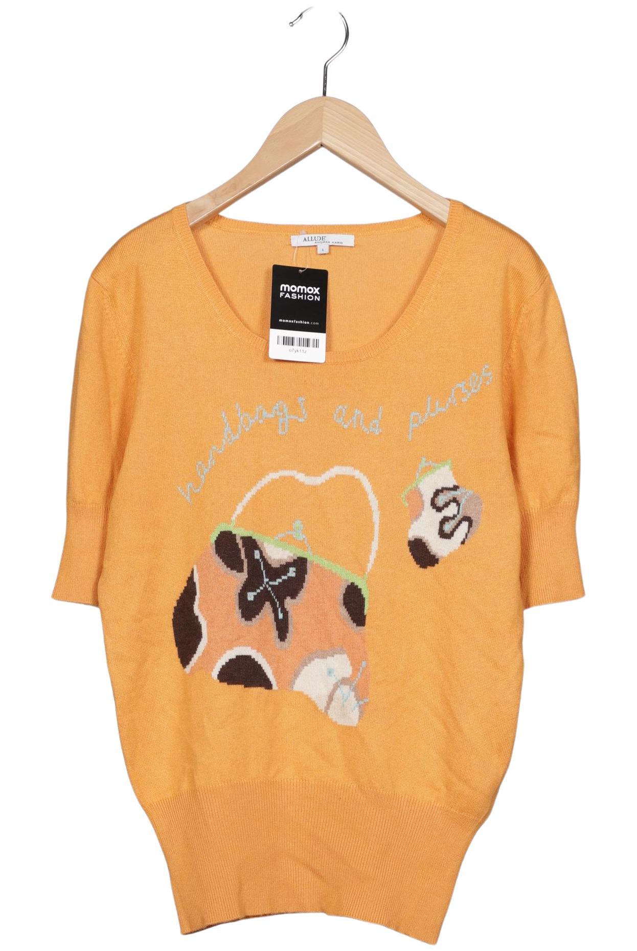 

Allude Damen Pullover, orange, Gr. 42