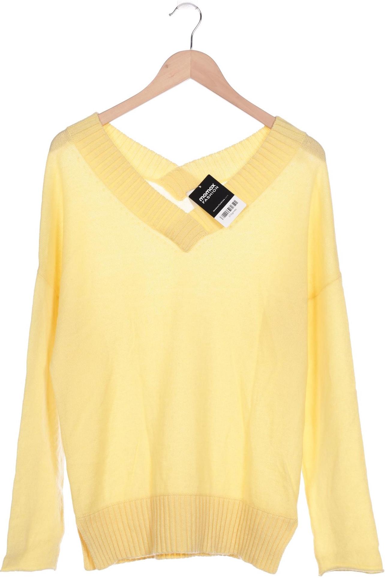 

Allude Damen Pullover, gelb, Gr. 34