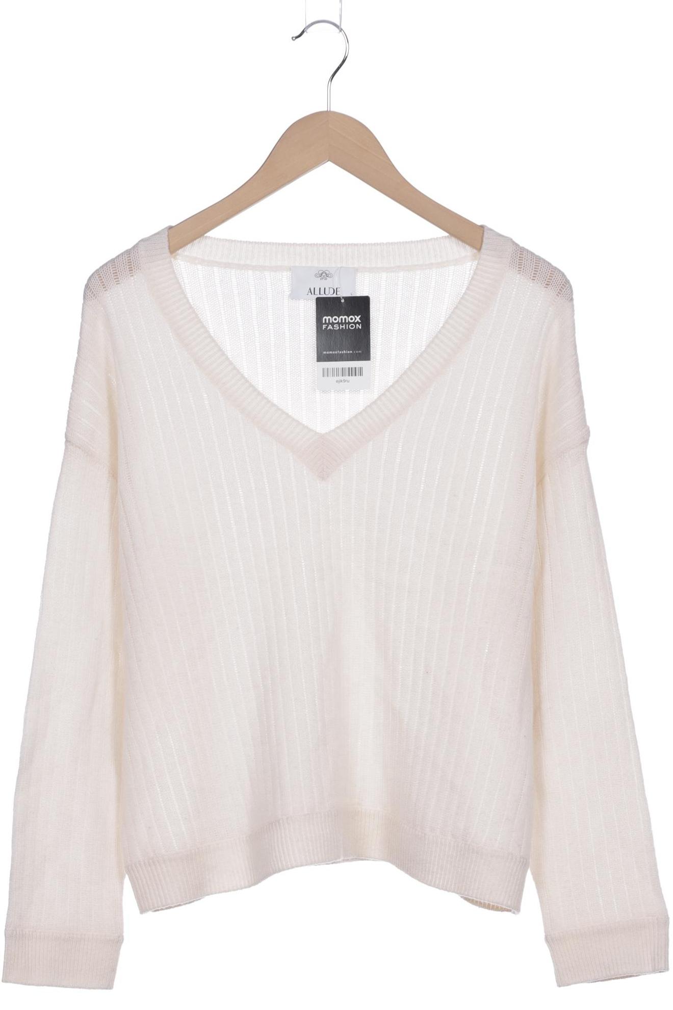 

ALLUDE Damen Pullover, cremeweiß
