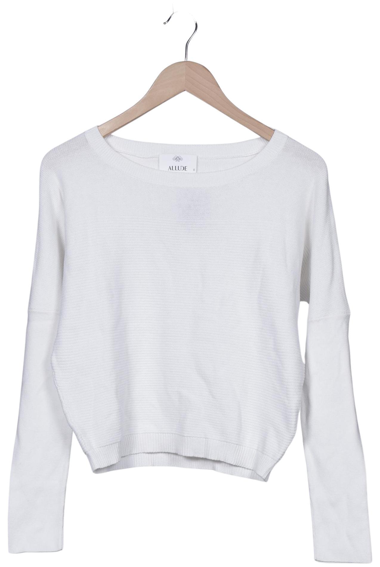 

Allude Damen Pullover, weiß, Gr. 34