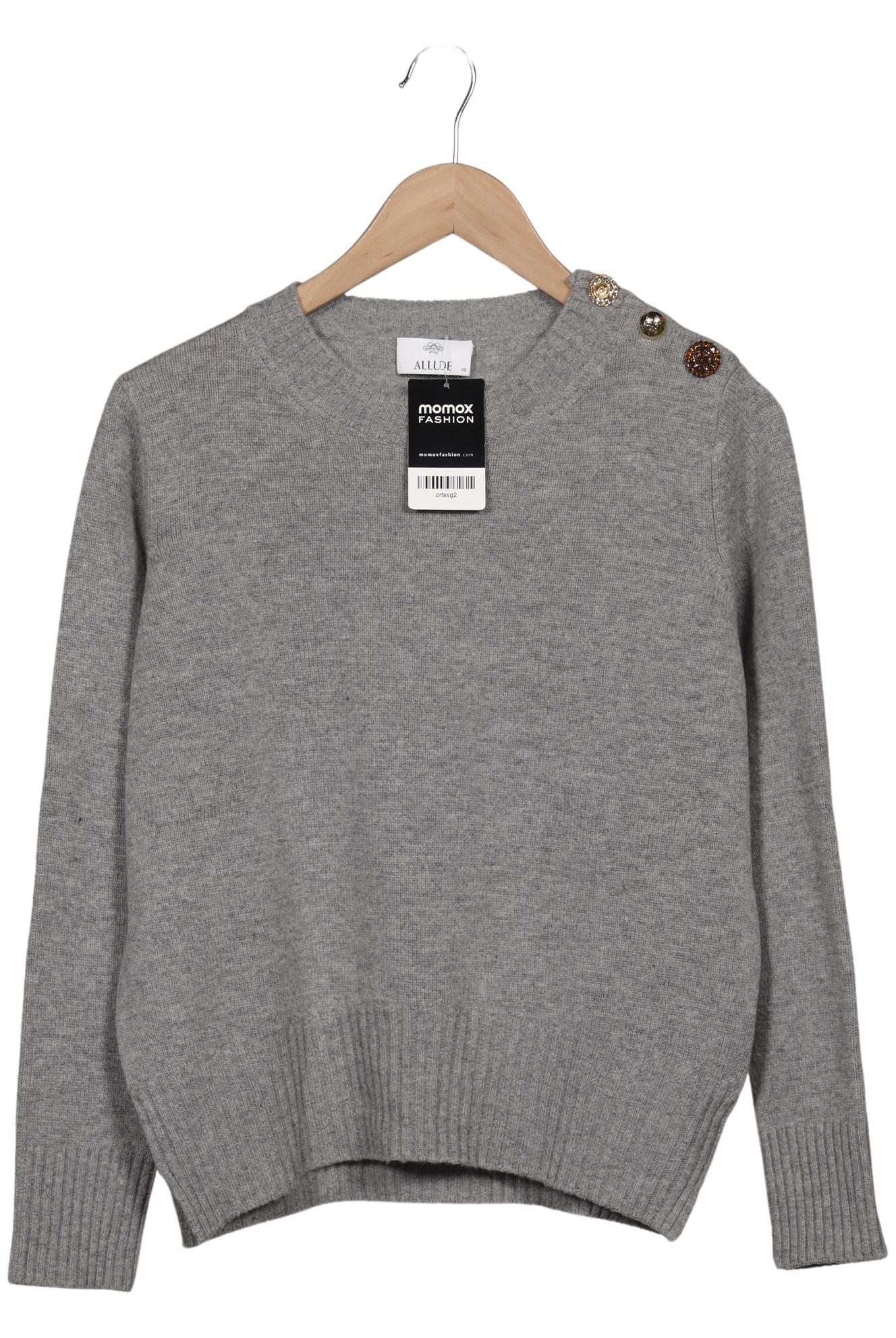 

Allude Damen Pullover, grau, Gr. 34