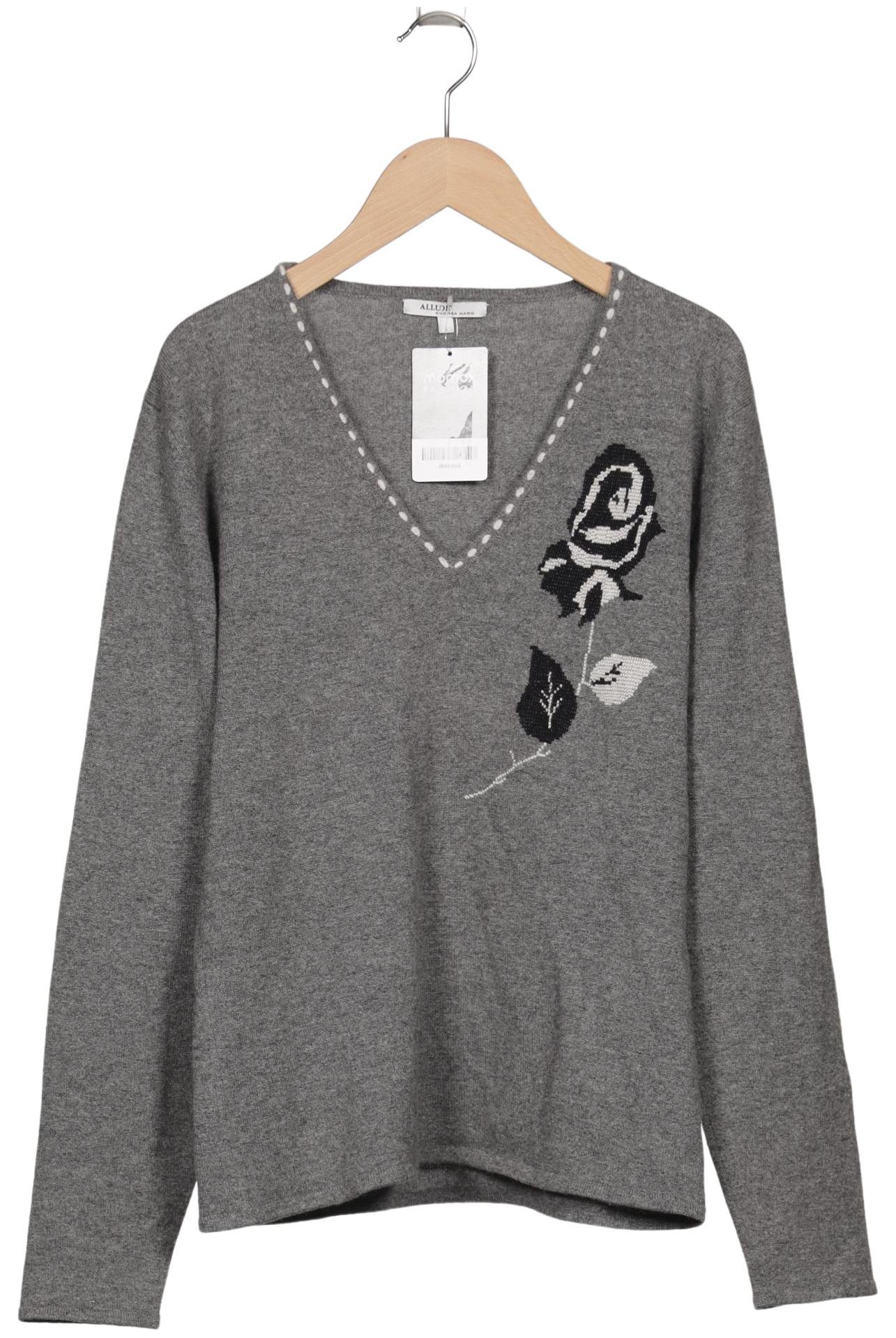 

Allude Damen Pullover, grau, Gr. 42