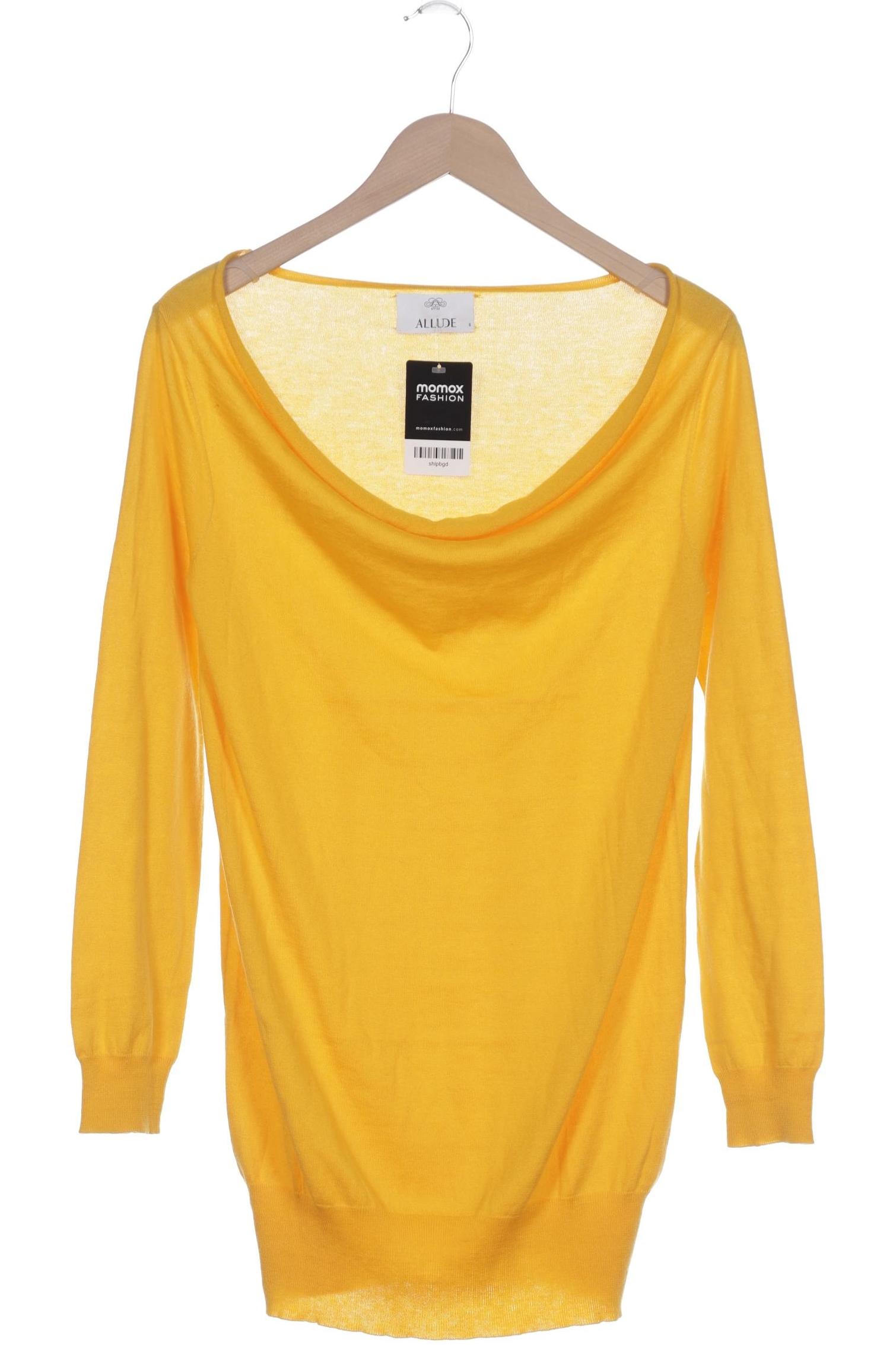 

Allude Damen Pullover, gelb, Gr. 36