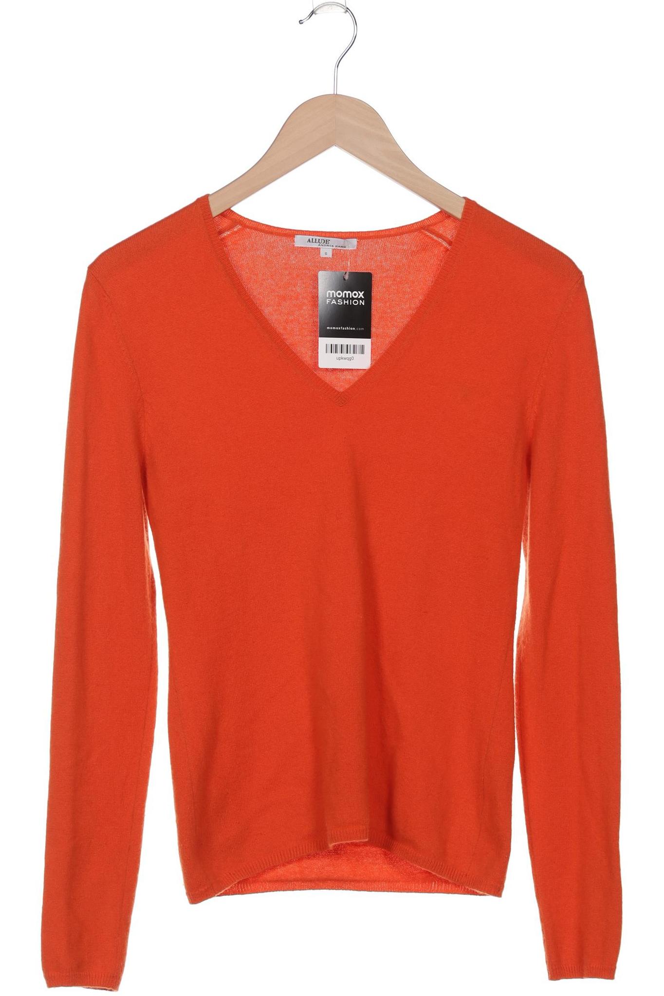 

Allude Damen Pullover, orange, Gr. 36
