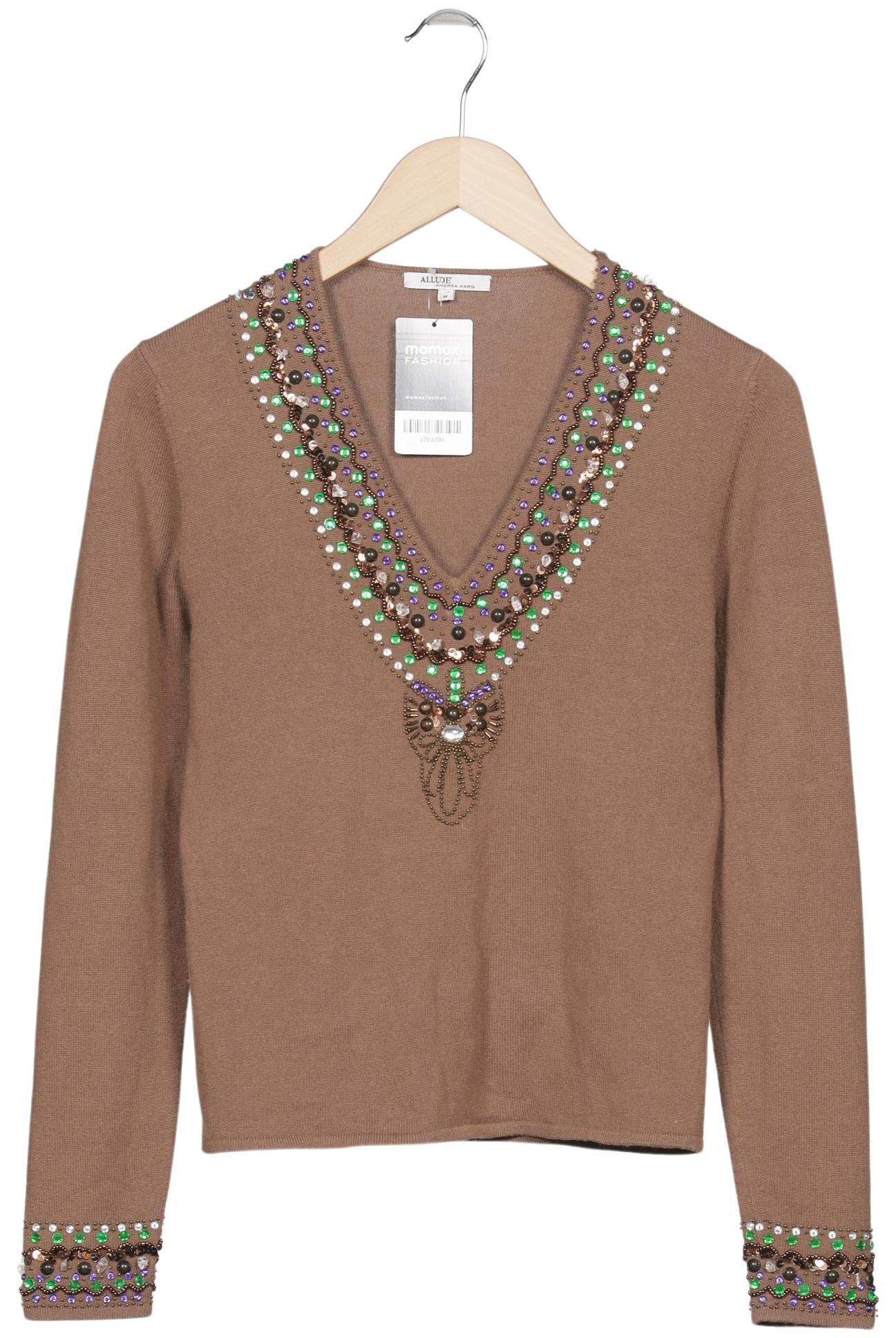 

Allude Damen Pullover, braun, Gr. 38