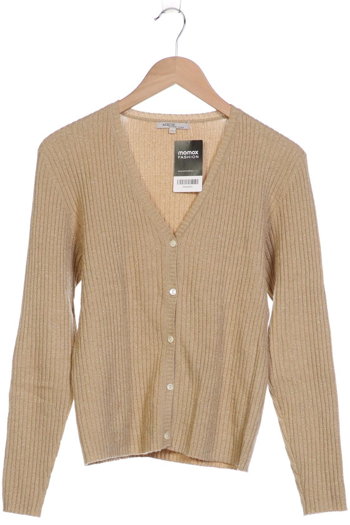 

Allude Damen Strickjacke, beige, Gr. 44