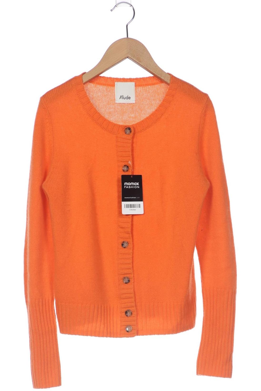 

Allude Damen Strickjacke, orange, Gr. 34