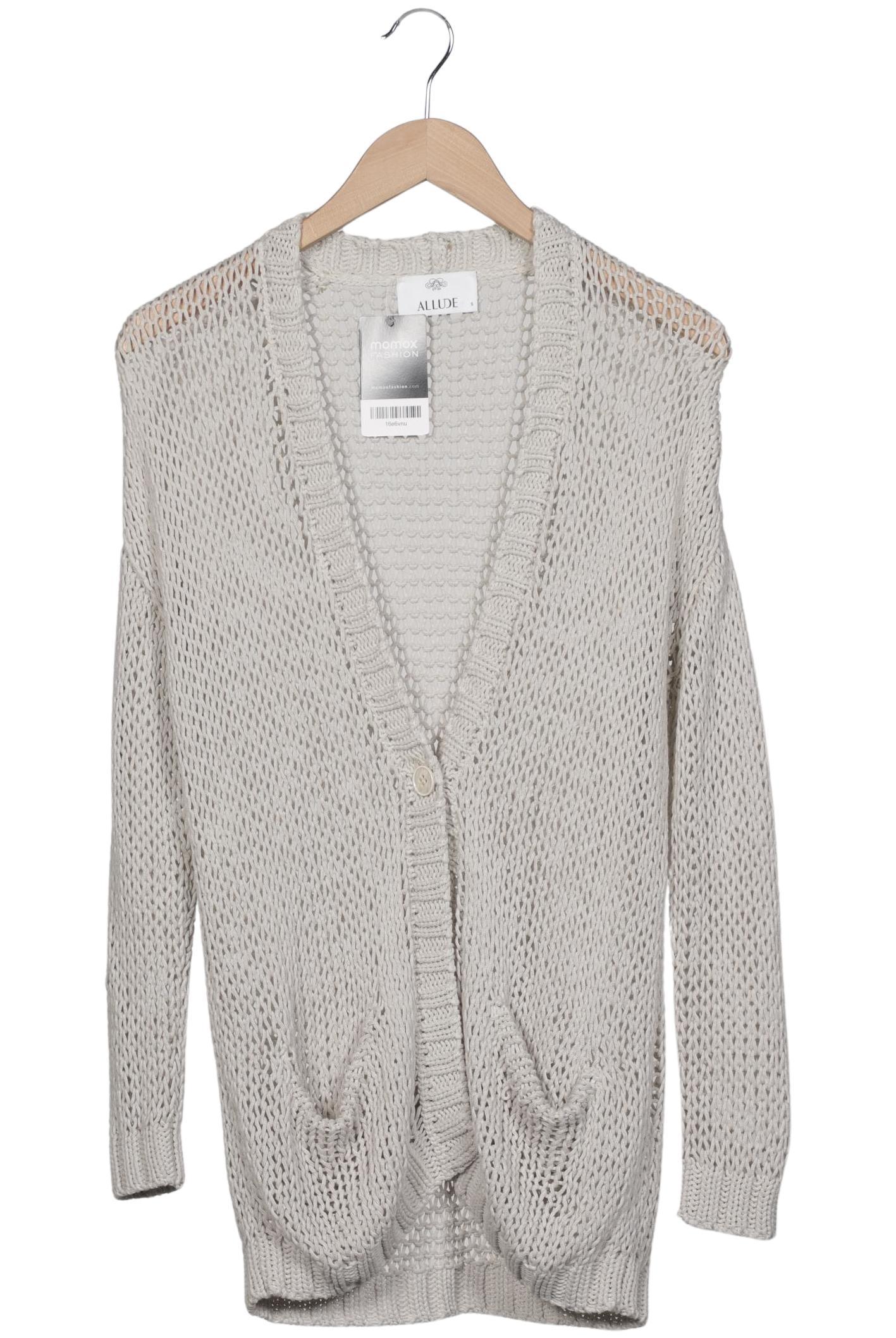 

Allude Damen Strickjacke, beige, Gr. 36