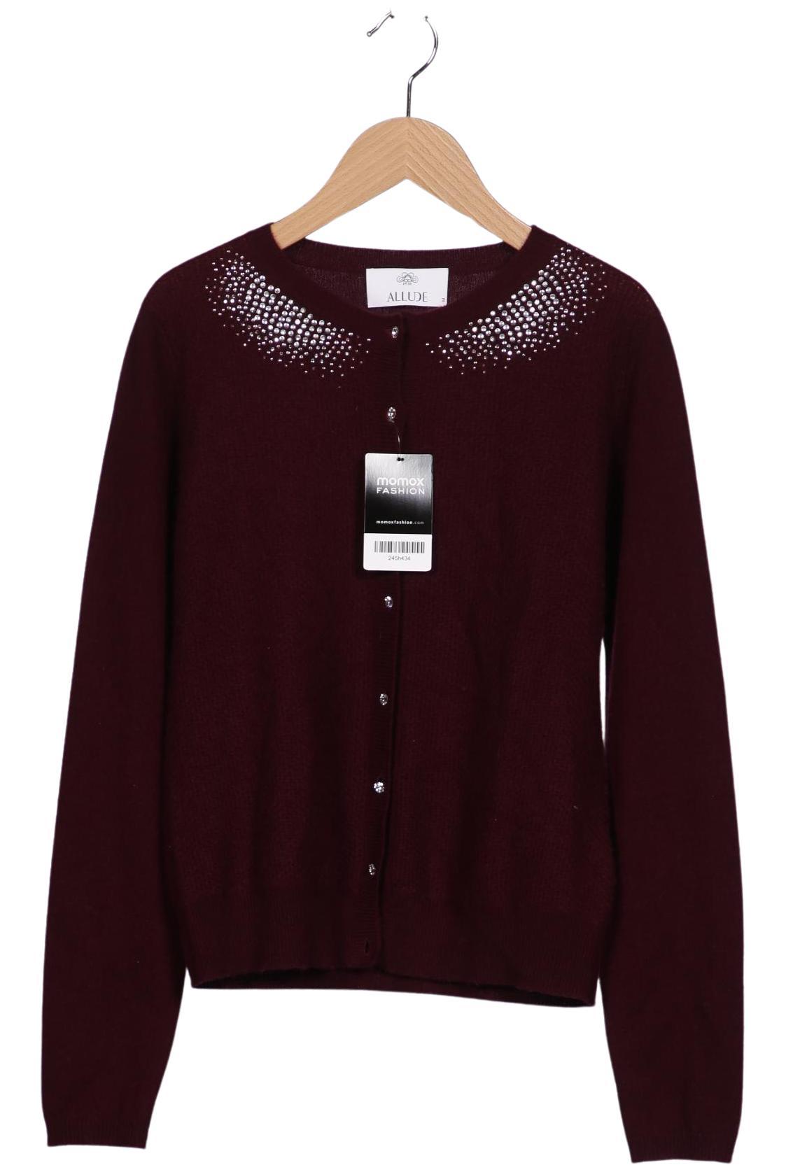 

Allude Damen Strickjacke, bordeaux, Gr. 38