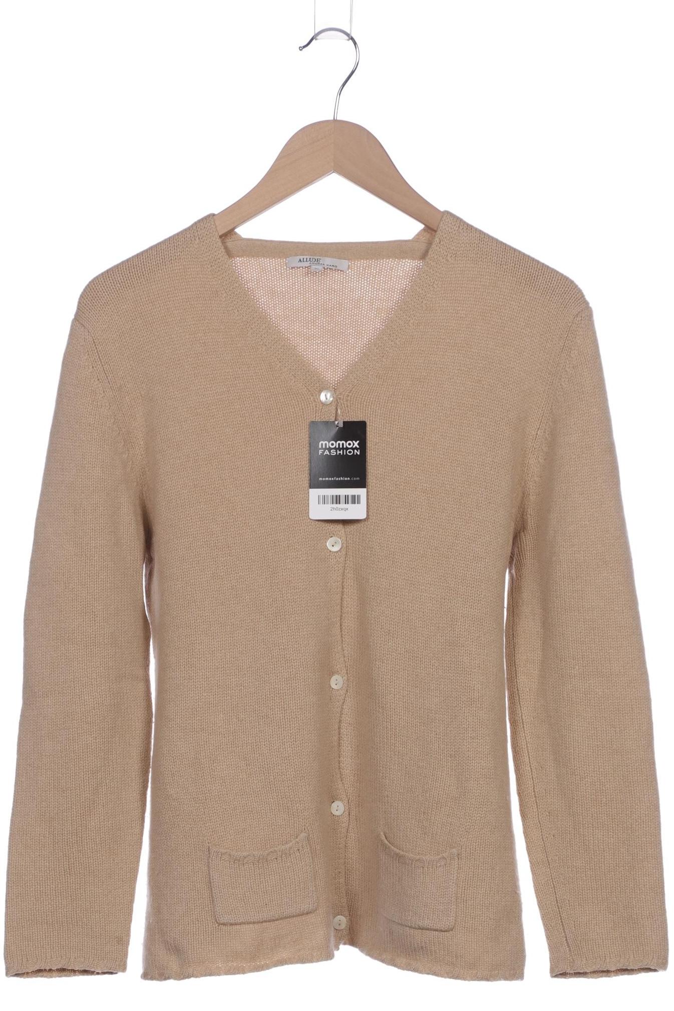 

Allude Damen Strickjacke, beige, Gr. 44