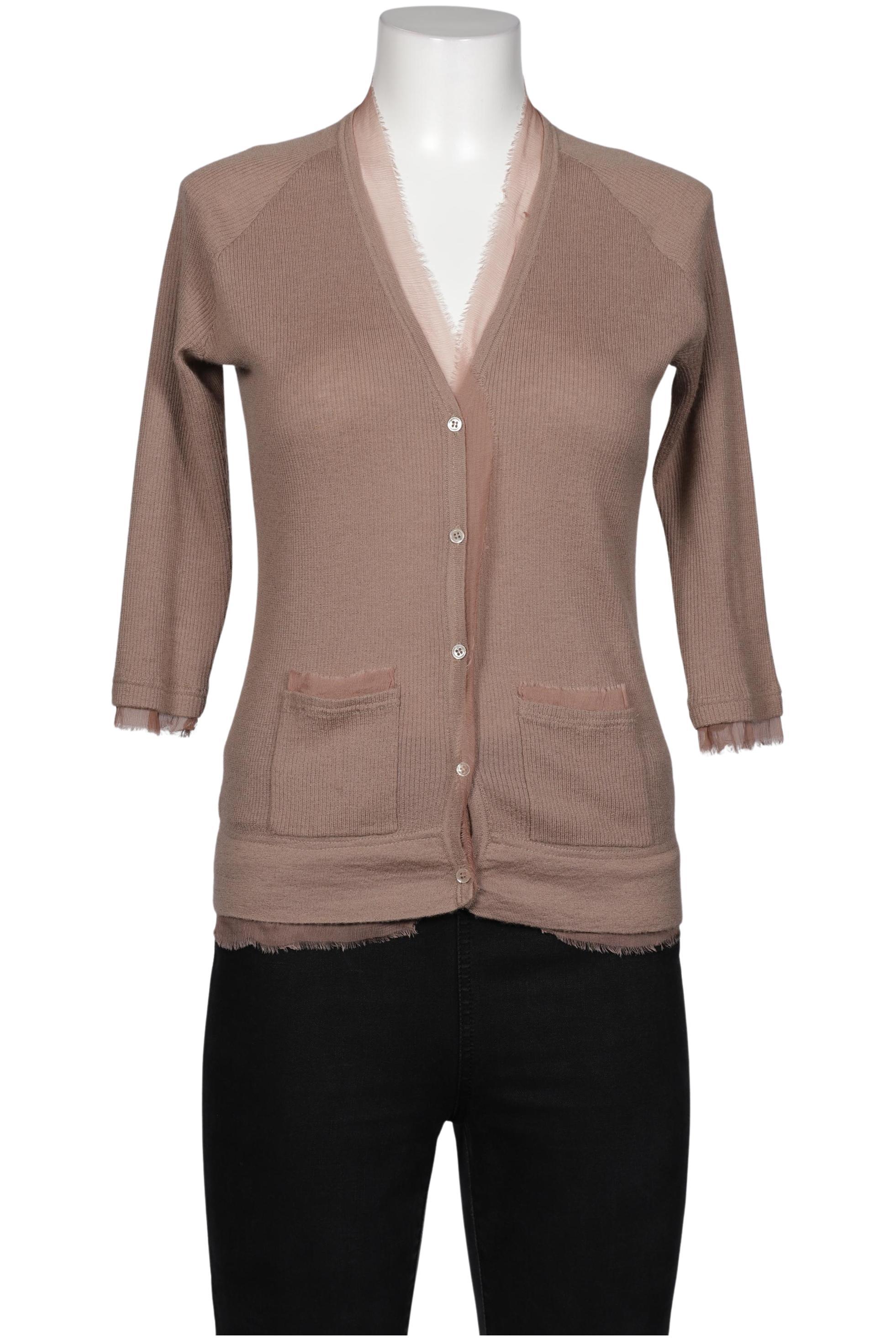 

Allude Damen Strickjacke, beige, Gr. 46