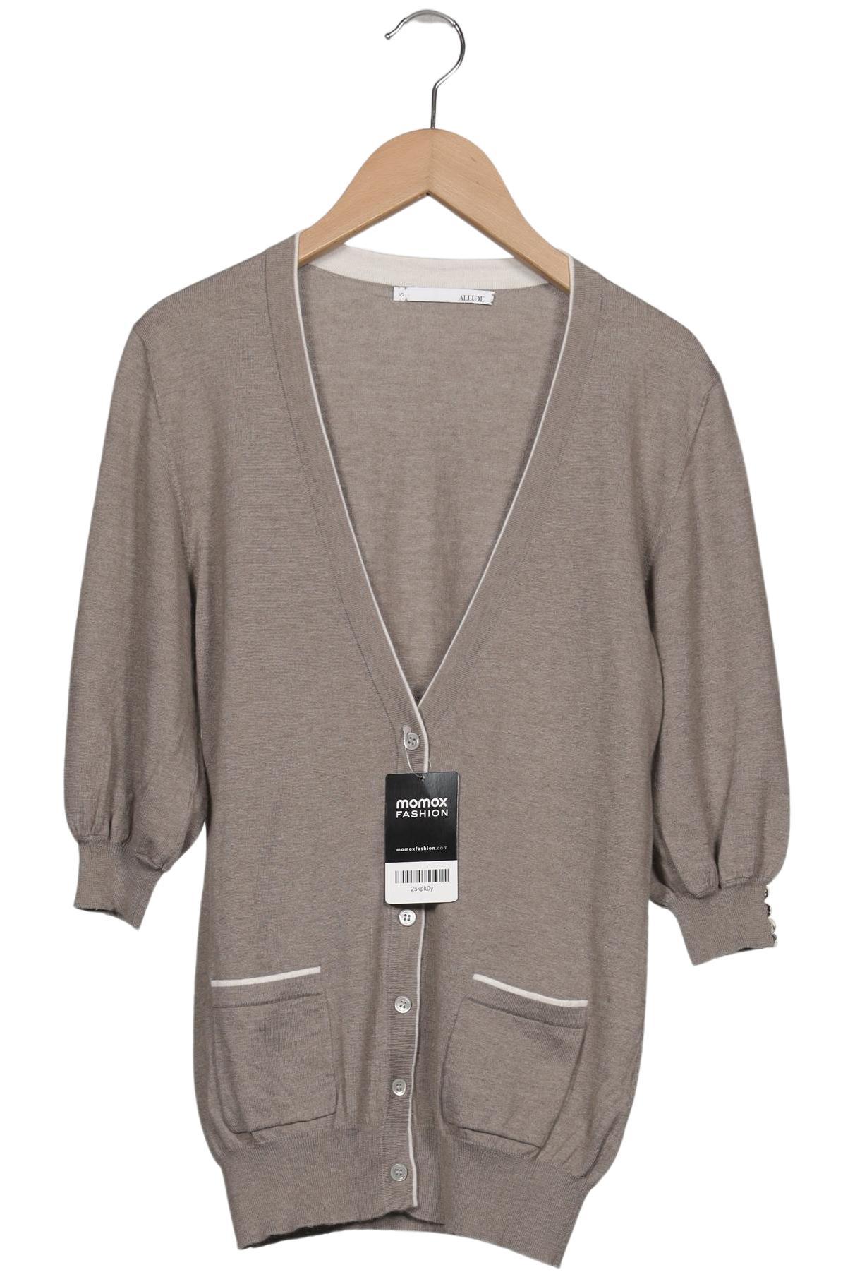 

Allude Damen Strickjacke, beige, Gr. 36