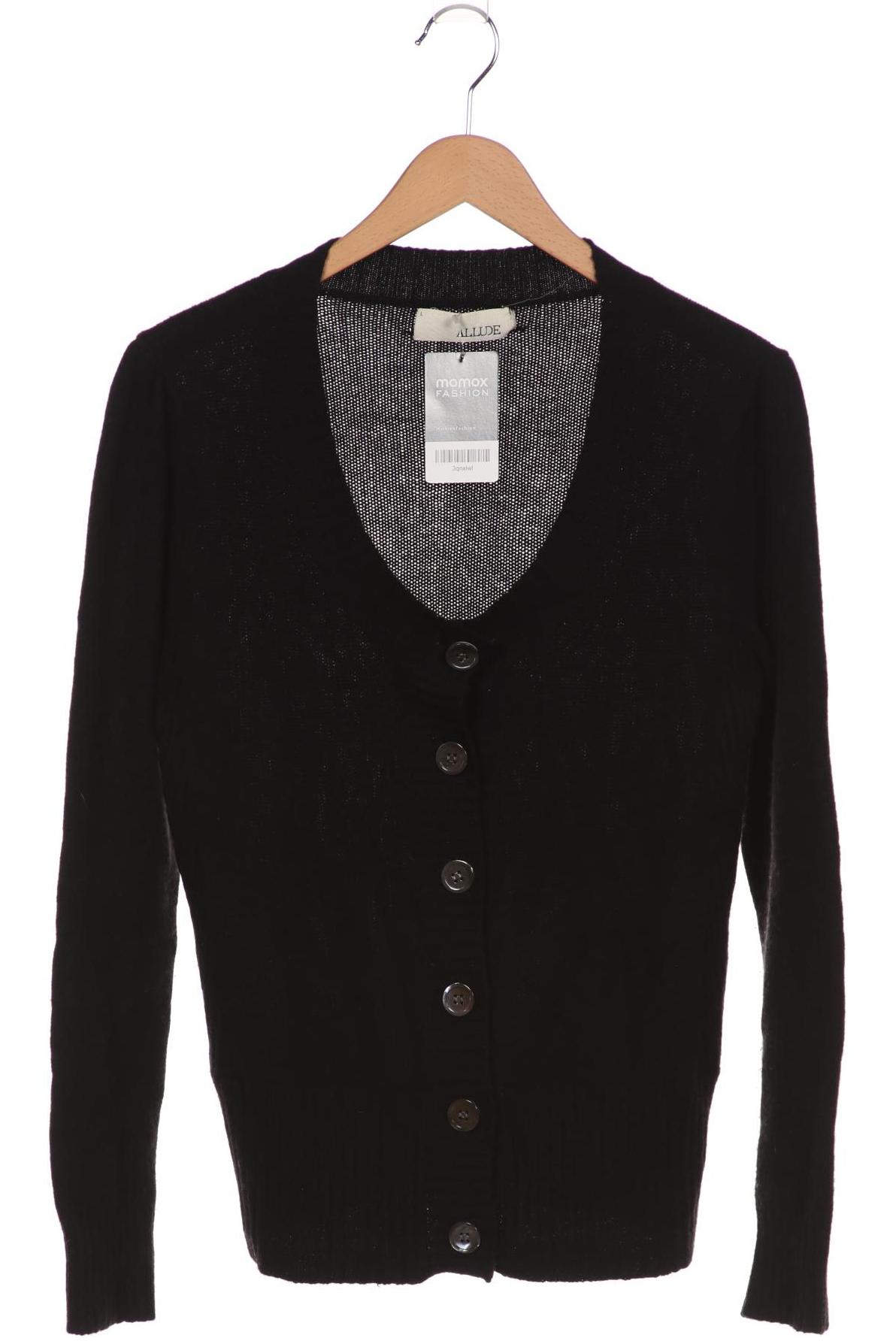 

Allude Damen Strickjacke, schwarz, Gr. 38