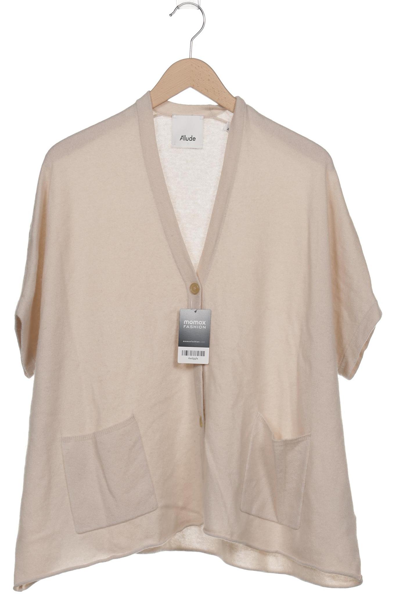 

Allude Damen Strickjacke, cremeweiß, Gr. 34