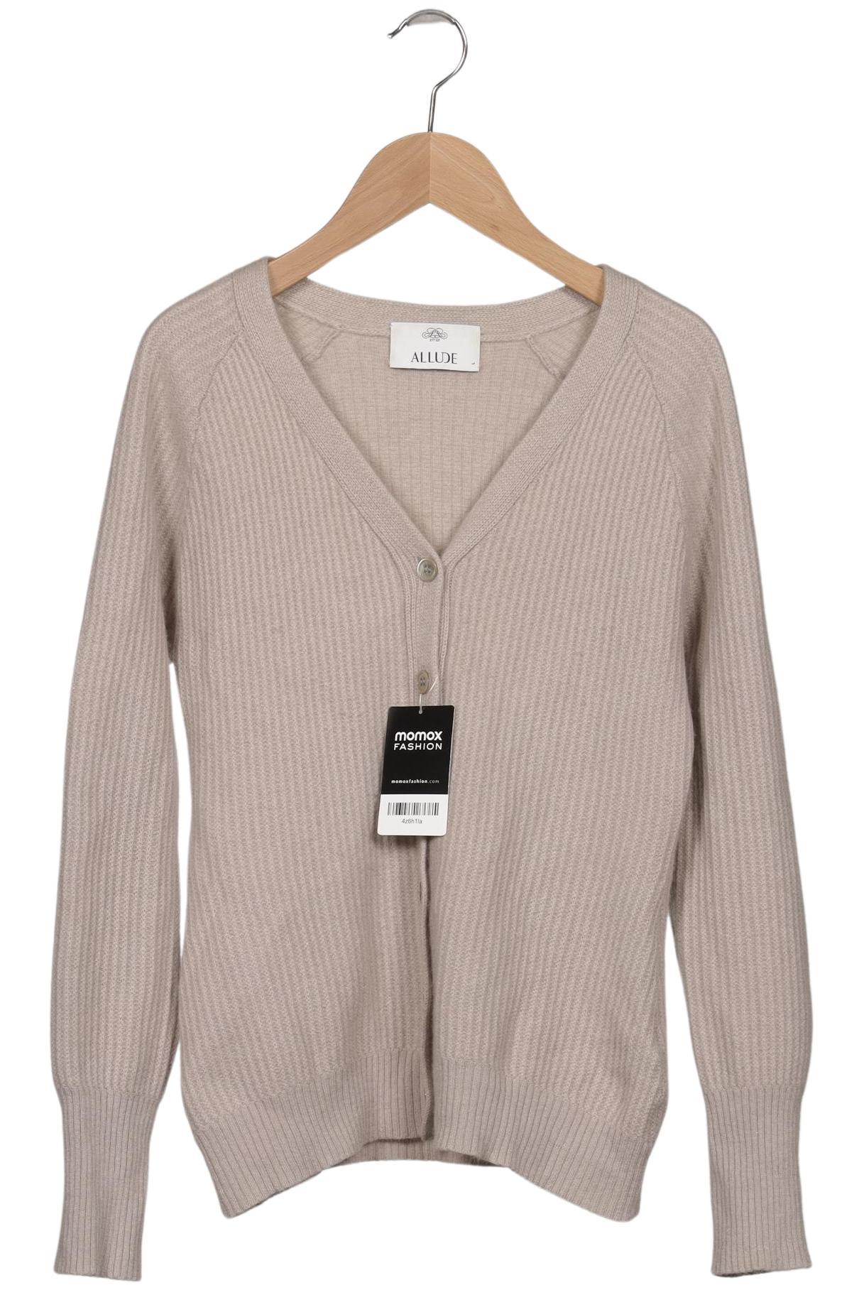 

Allude Damen Strickjacke, beige, Gr. 42