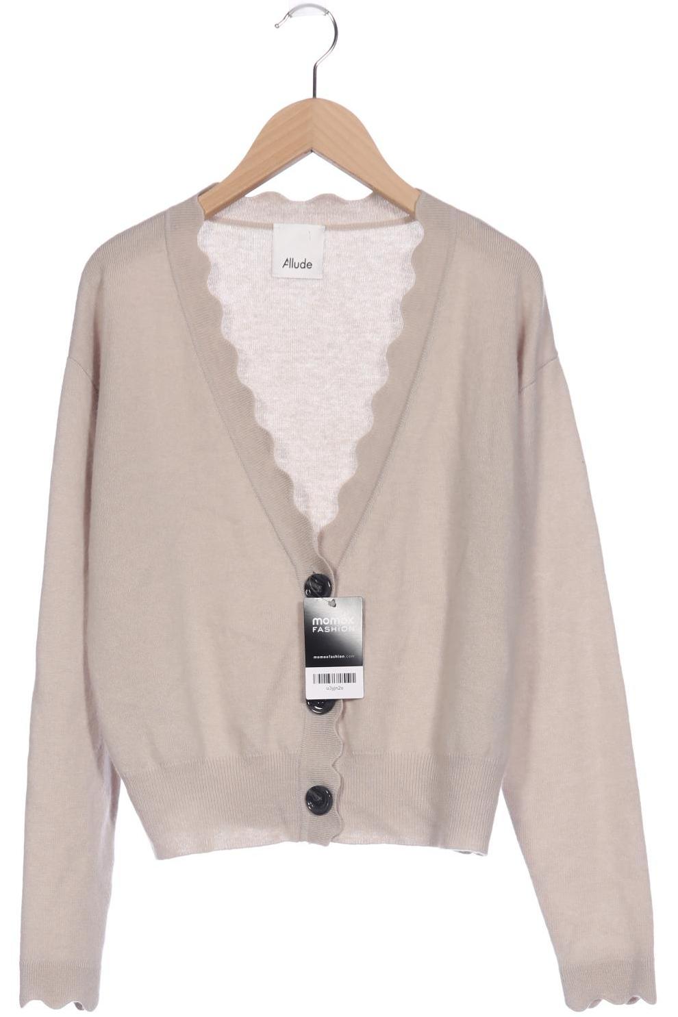 

Allude Damen Strickjacke, beige, Gr. 36