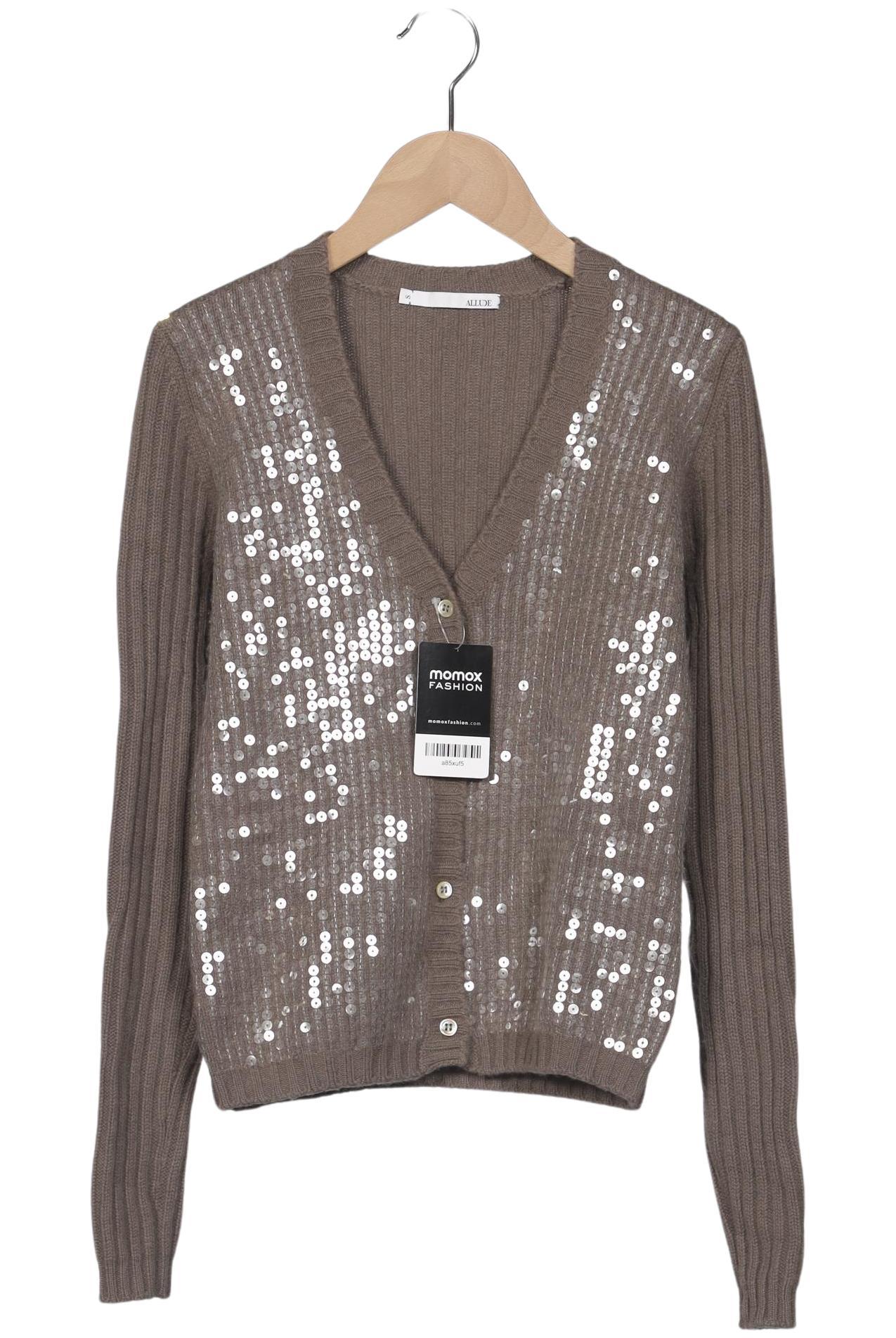 

Allude Damen Strickjacke, beige, Gr. 36