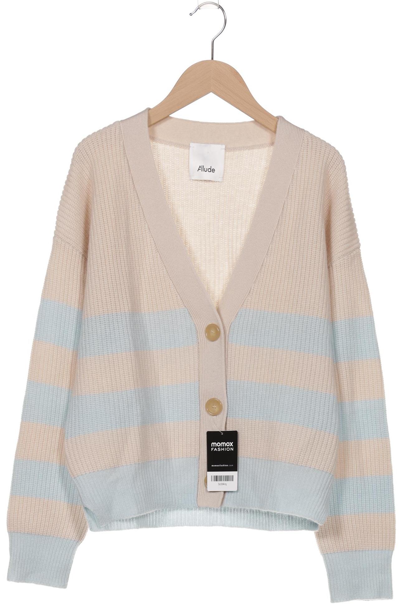 

Allude Damen Strickjacke, beige, Gr. 36
