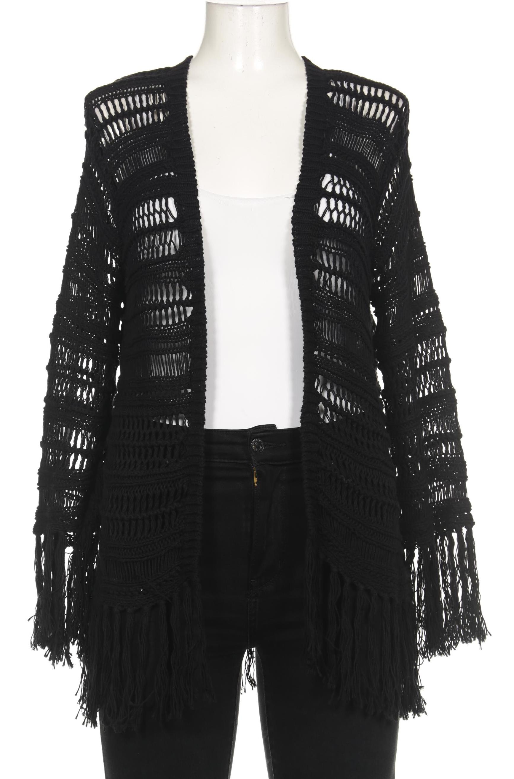 

Allude Damen Strickjacke, schwarz, Gr. 38