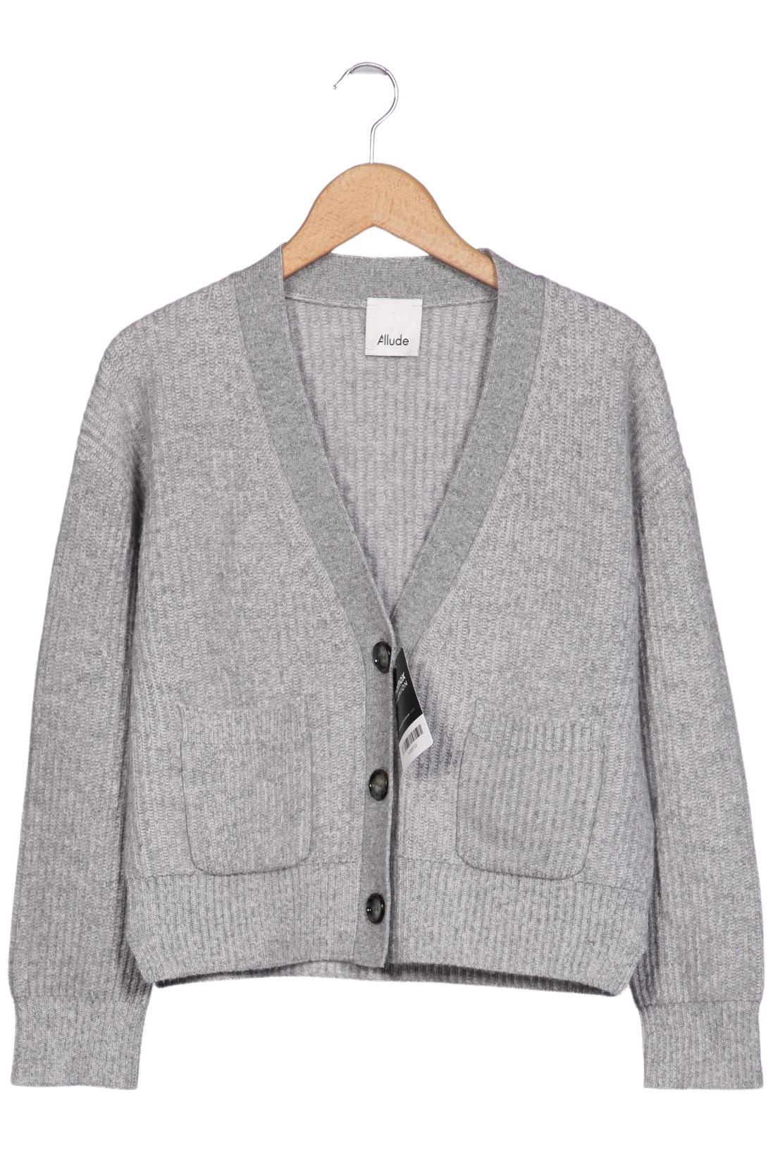 

Allude Damen Strickjacke, grau, Gr. 34